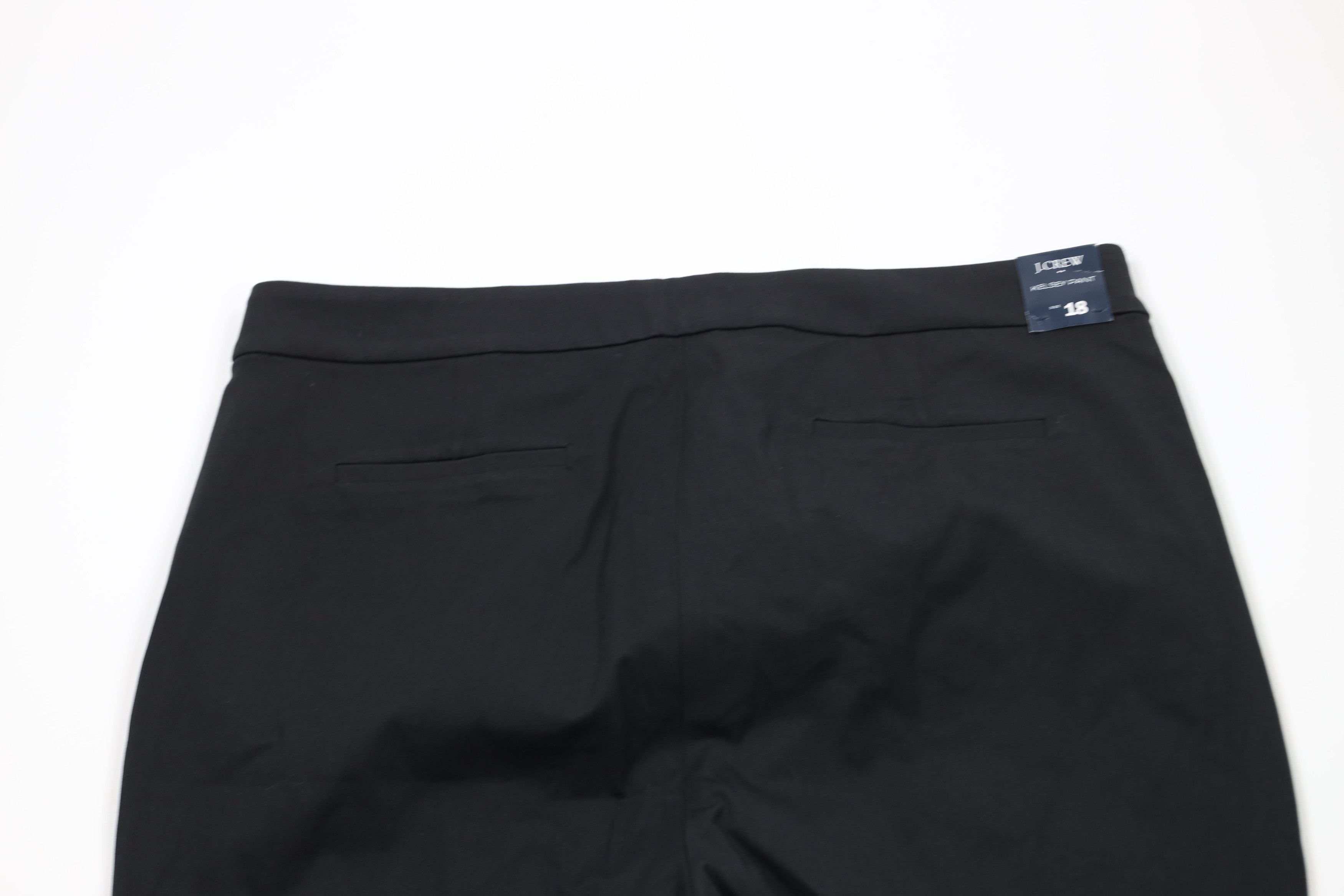 J.Crew × Vintage New J Crew Stretch Flared Wide Leg Kelsey Chino Pants Black Size 40" / US 18 - 9 Thumbnail