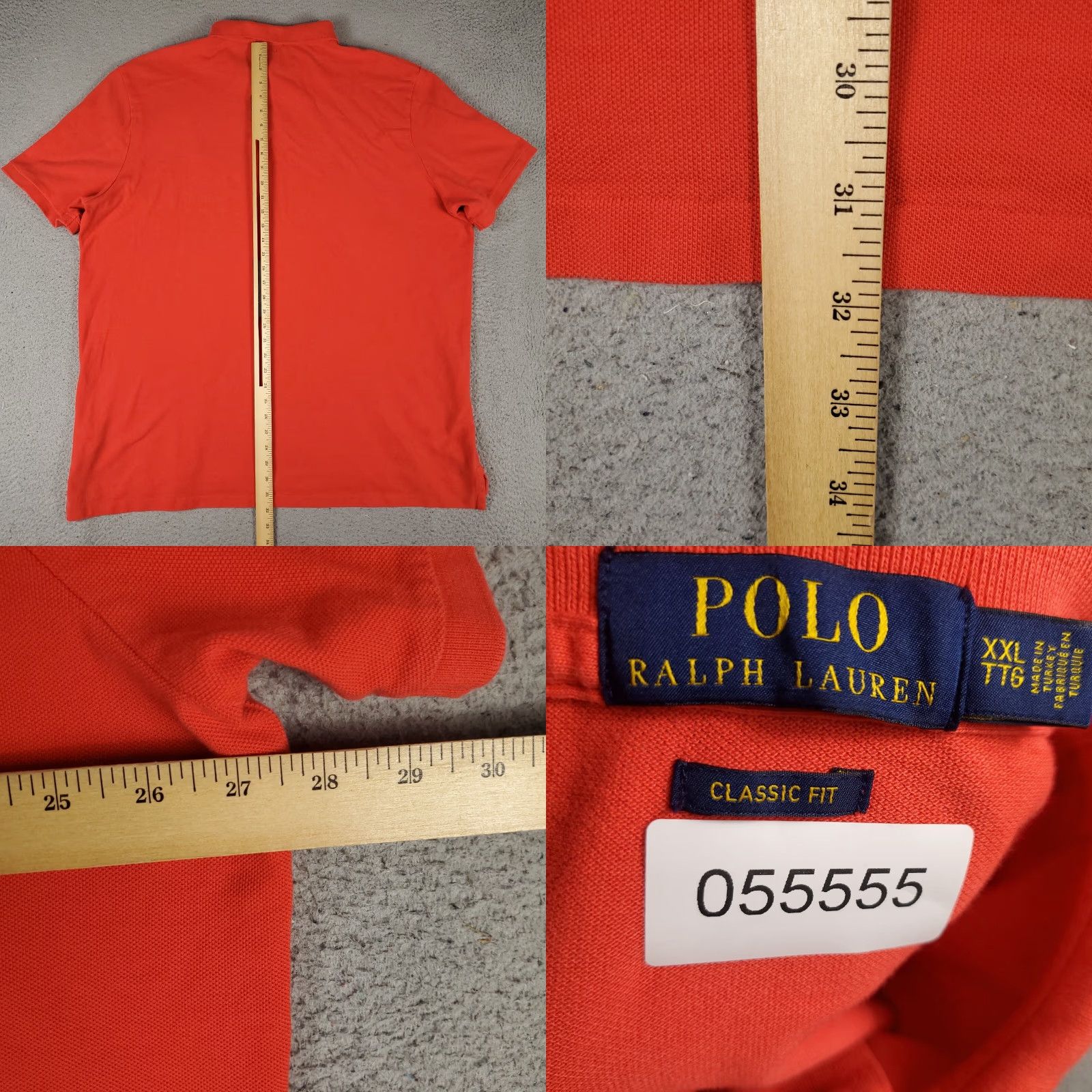 Ralph Lauren Ralph Lauren Polo Shirt Mens 2XL Red Casual Short Sleeve Classic Activewear Size US XXL / EU 58 / 5 - 8 Thumbnail