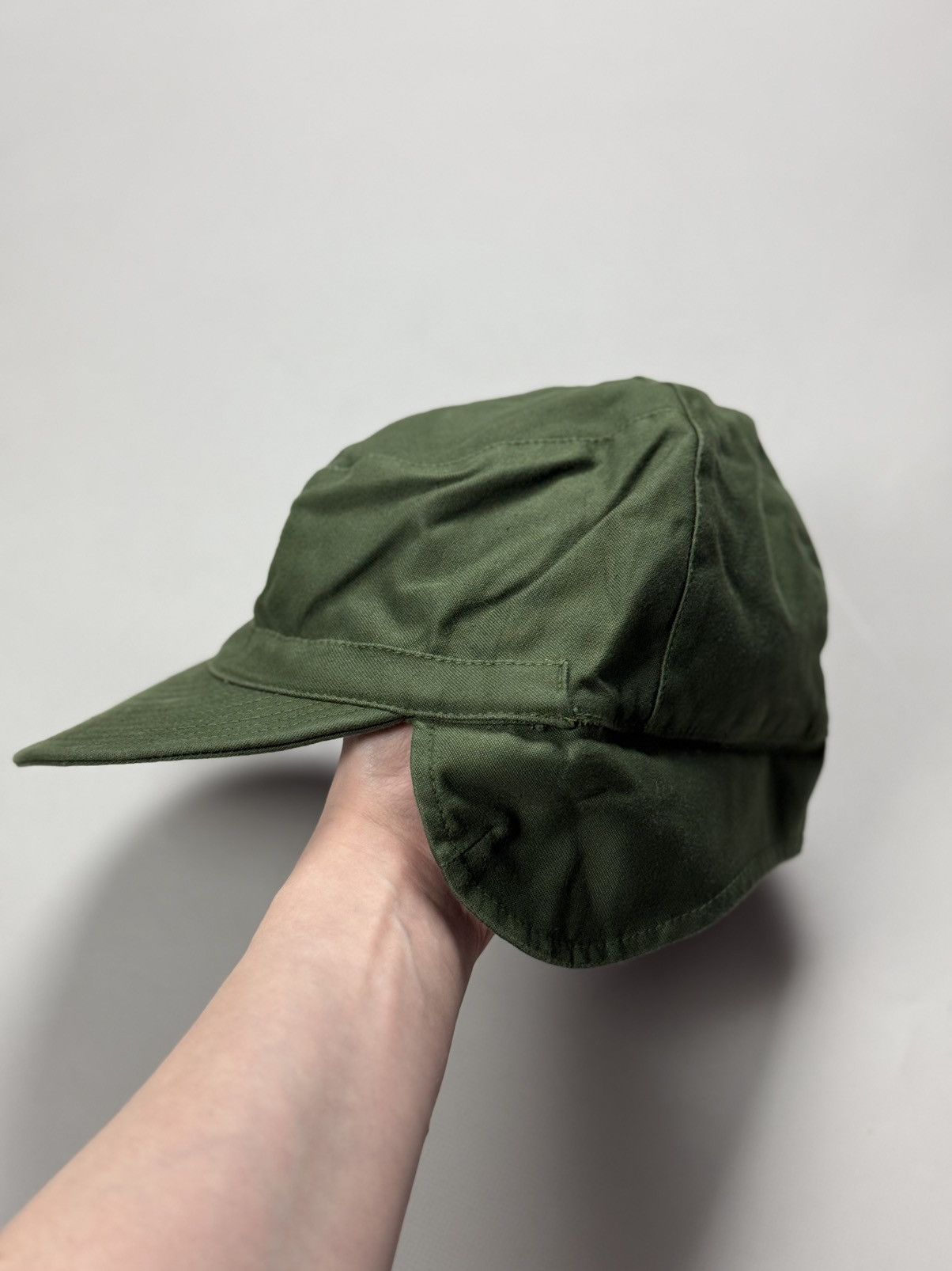 Vintage Vintage Swedish Army Military Earwarmer Flap Ear Cap Hat Size ONE SIZE - 11 Thumbnail