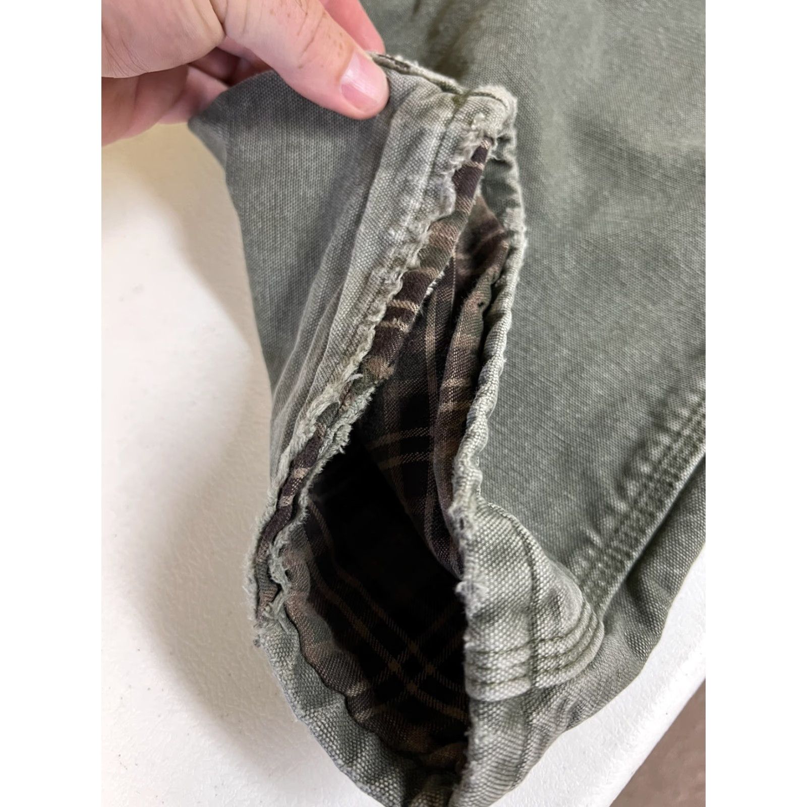 Carhartt VINTAGE Carhartt Carpenter Pants Green 36 X 30 Lined Distressed USA Regular Men’s Pants Size US 36 / EU 52 - 6 Thumbnail