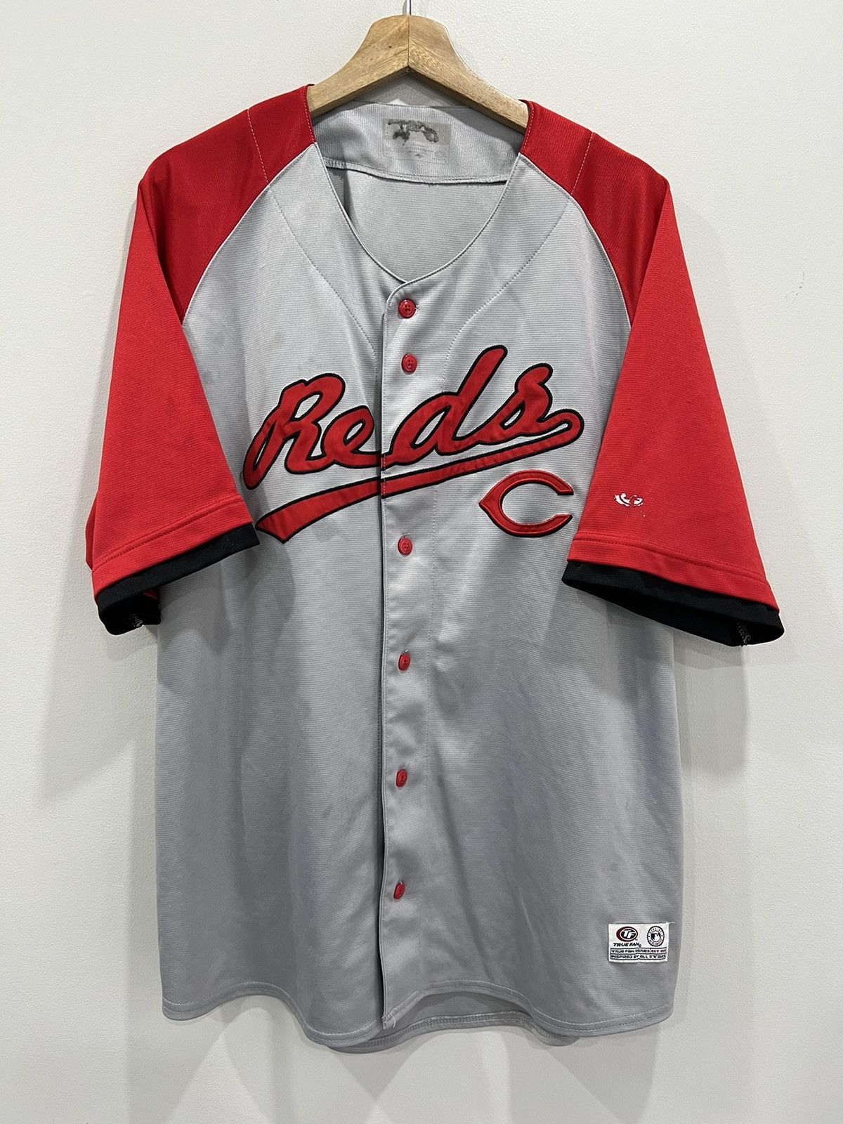 Vintage Vintage Cincinatti Reds Baseball jersey xxl Size US XXL / EU 58 / 5 - 1 Thumbnail