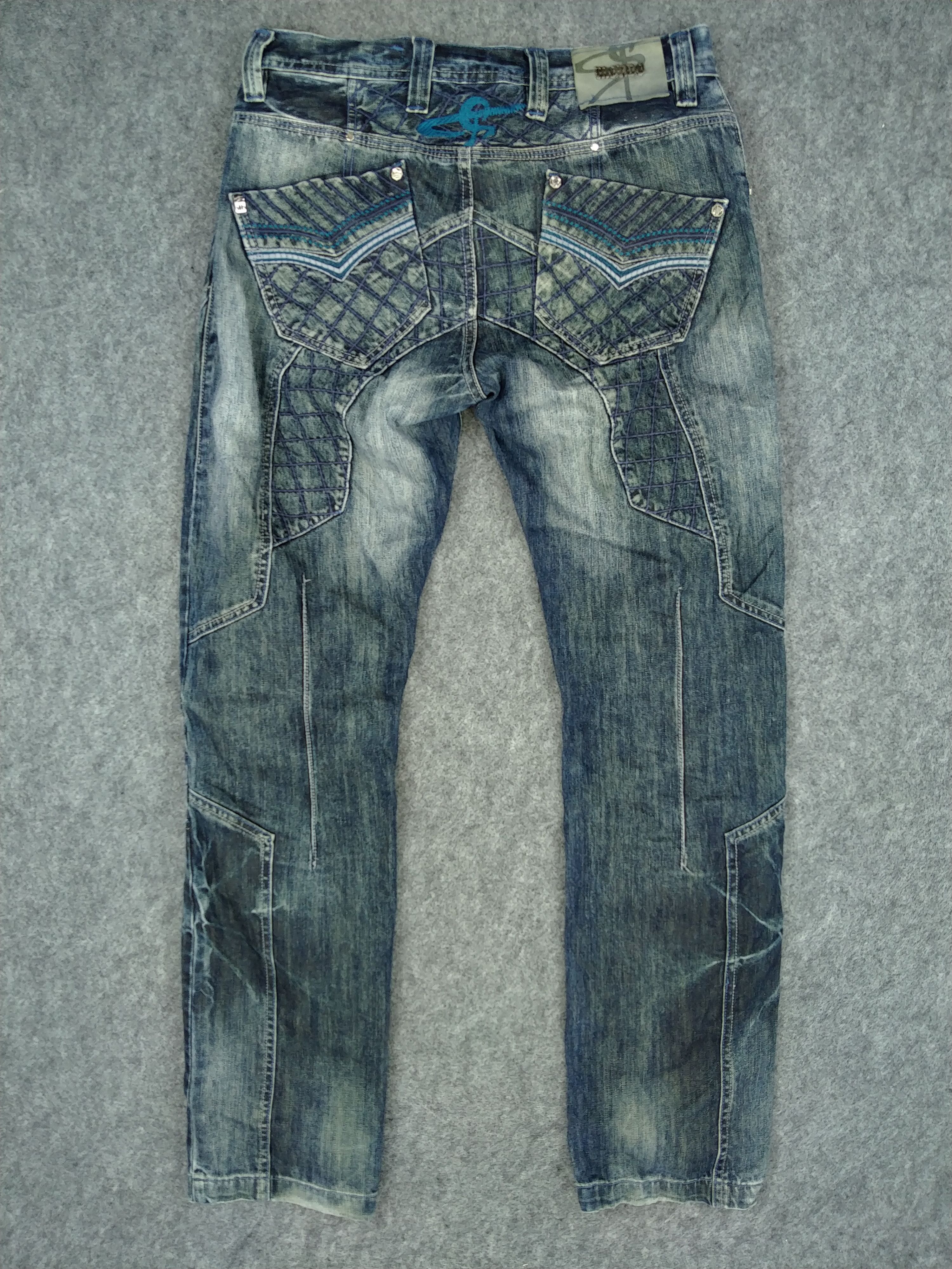 Hysteric Glamour Japanese Brand Mondo Rare Pattern Design Denim 34x34 JN091 Size US 34 / EU 50 - 2 Thumbnail