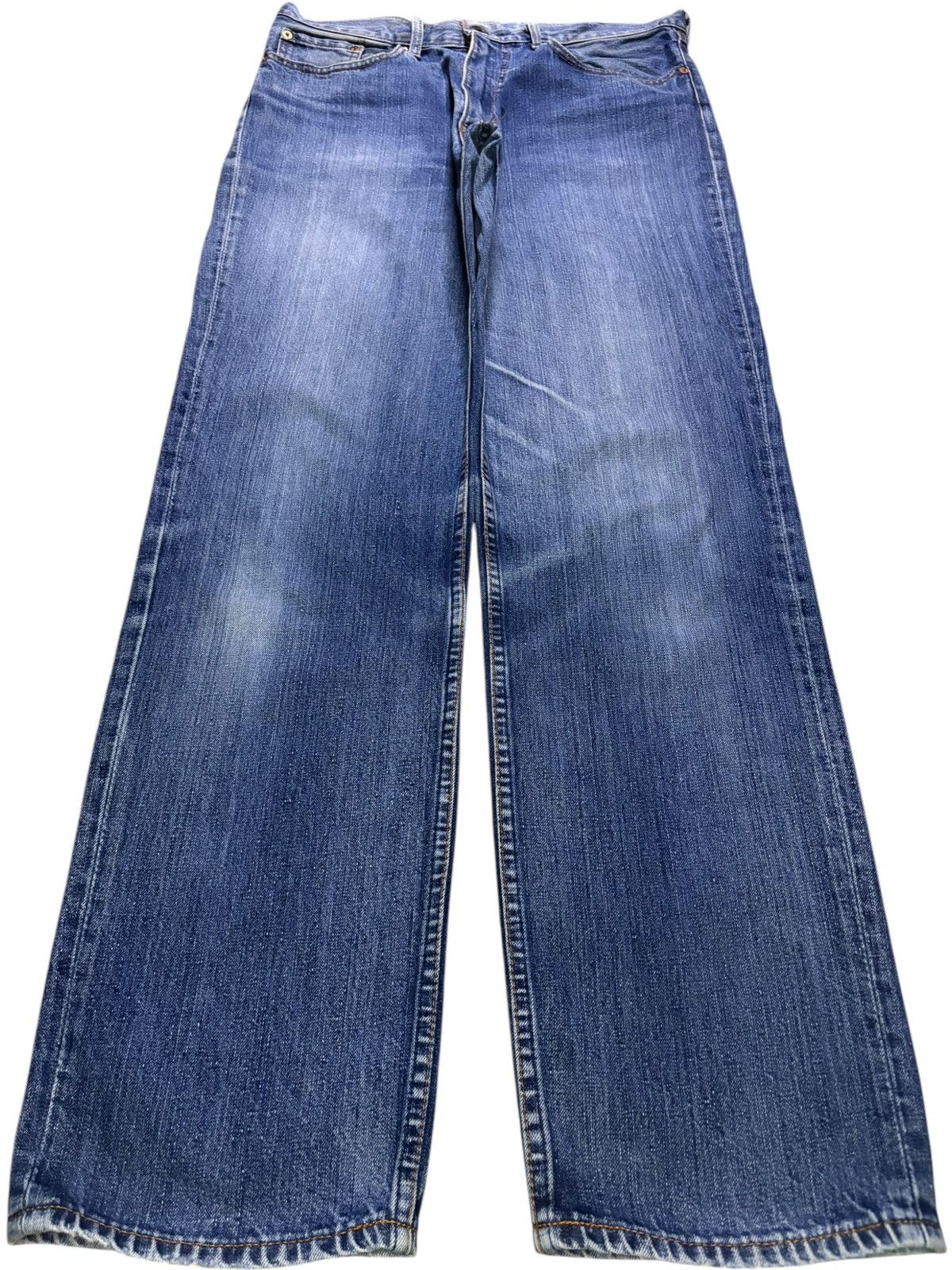 Levi's Vintage 90s Levis 503 Blue Wash Distressed Loose Jeans Size US 34 / EU 50 - 1 Thumbnail