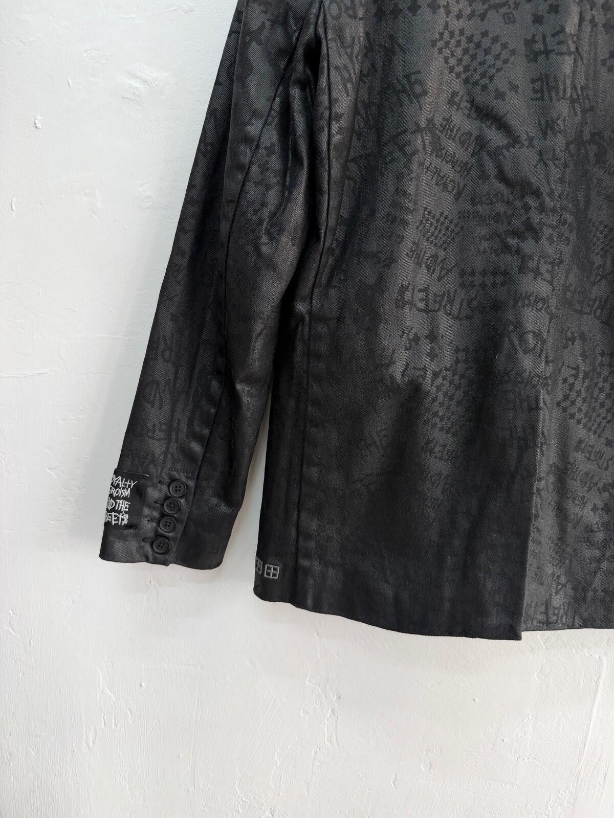 Ksubi new Ksubi mens black grease blazer jacket medium m suit 2 Size US M / EU 48-50 / 2 - 8 Thumbnail