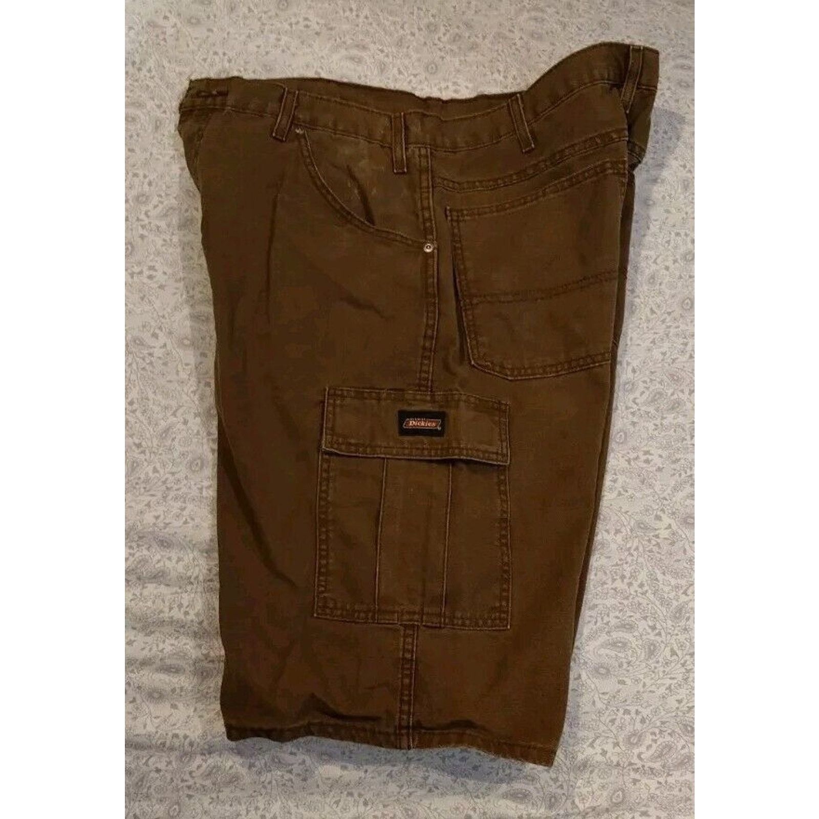 Dickies Dickies Shorts Mens 36 Relaxed Cargo, Brown,Canvas Pre-owned Size US 36 / EU 52 - 2 Thumbnail