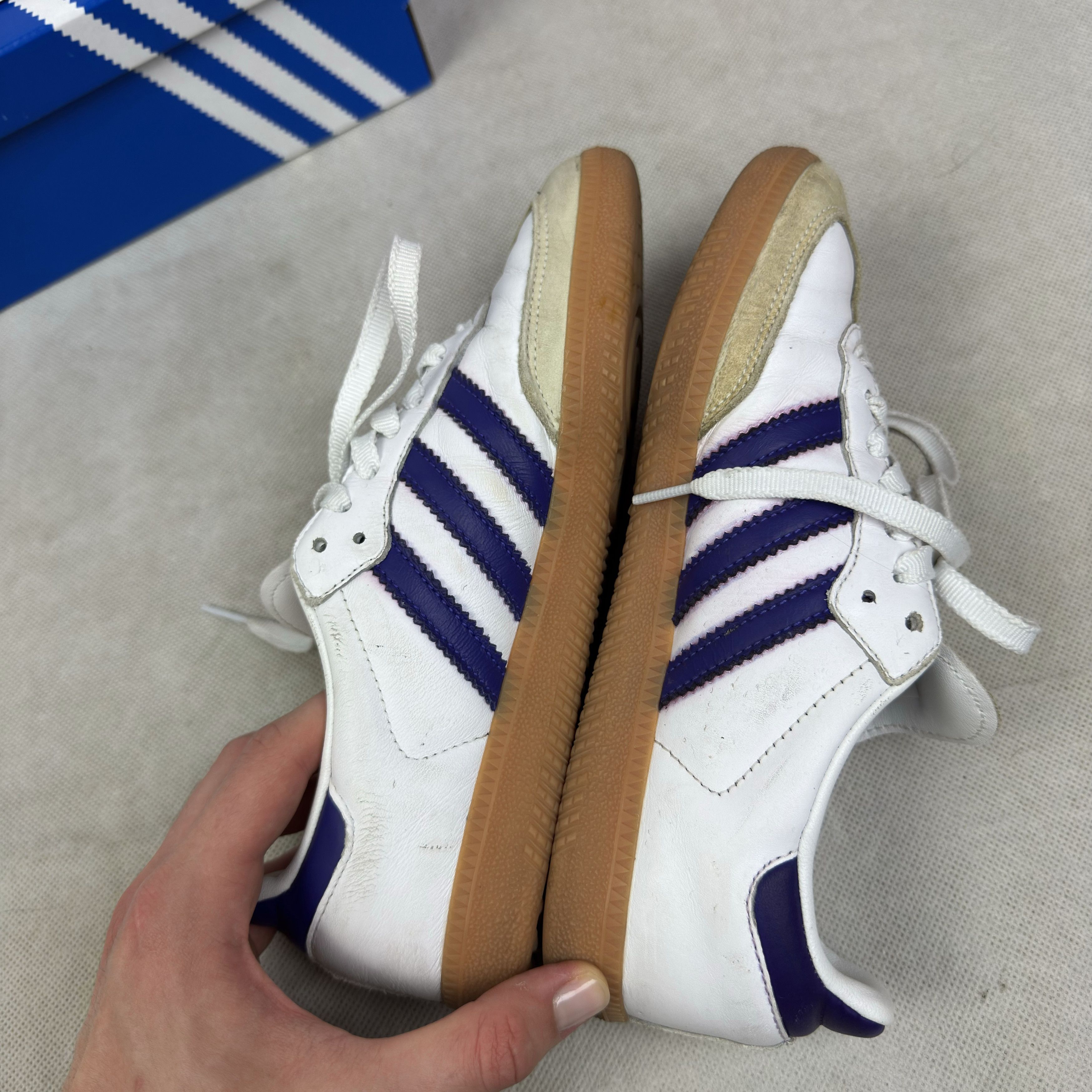Adidas Adidas Samba OG JI2725 Women's White Black Sneakers Shoes 7 Size US 7 / IT 37 - 3 Thumbnail