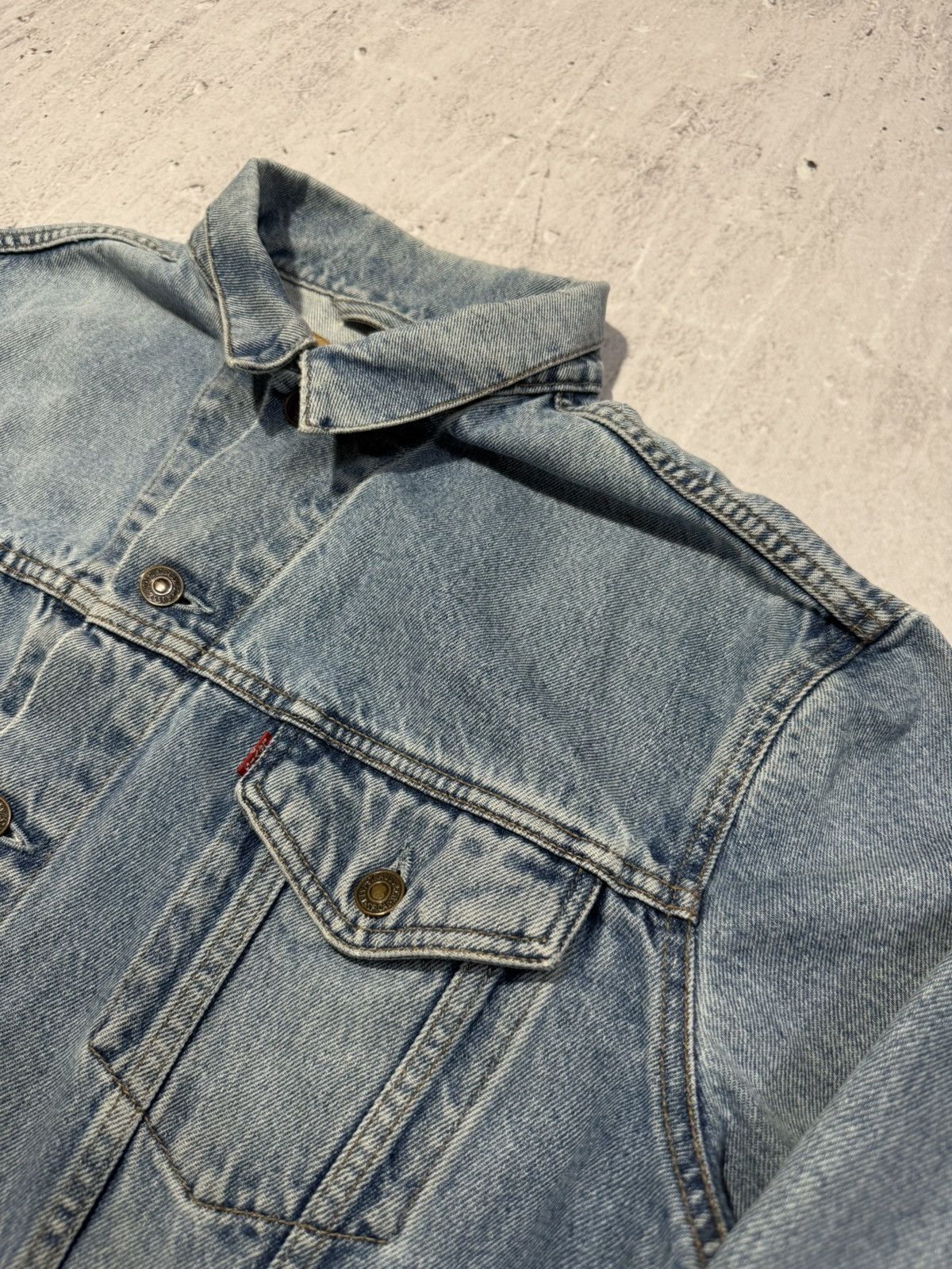 Levi's × Levi's Vintage Clothing × Vintage Denim jacket blue jeans Detroit vinatge woshed Size US XL / EU 56 / 4 - 3 Thumbnail
