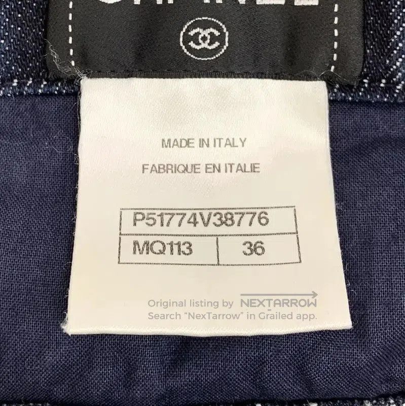 Chanel Chanel Deep Blue Cotton Ladies Shorts . Size 22" - 7 Thumbnail
