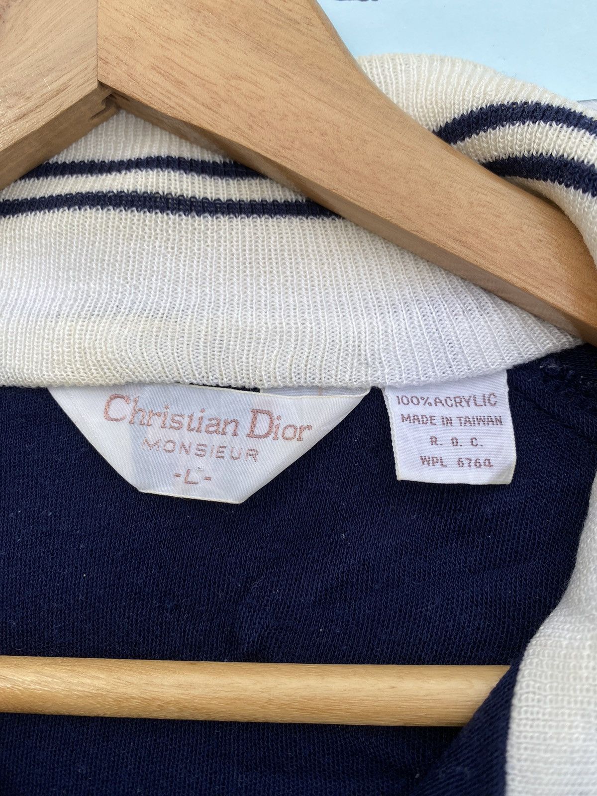 Christian Dior Monsieur Vintage 90s Christian Dior Monsieur Zipper Sweater Size US L / EU 52-54 / 3 - 10 Thumbnail