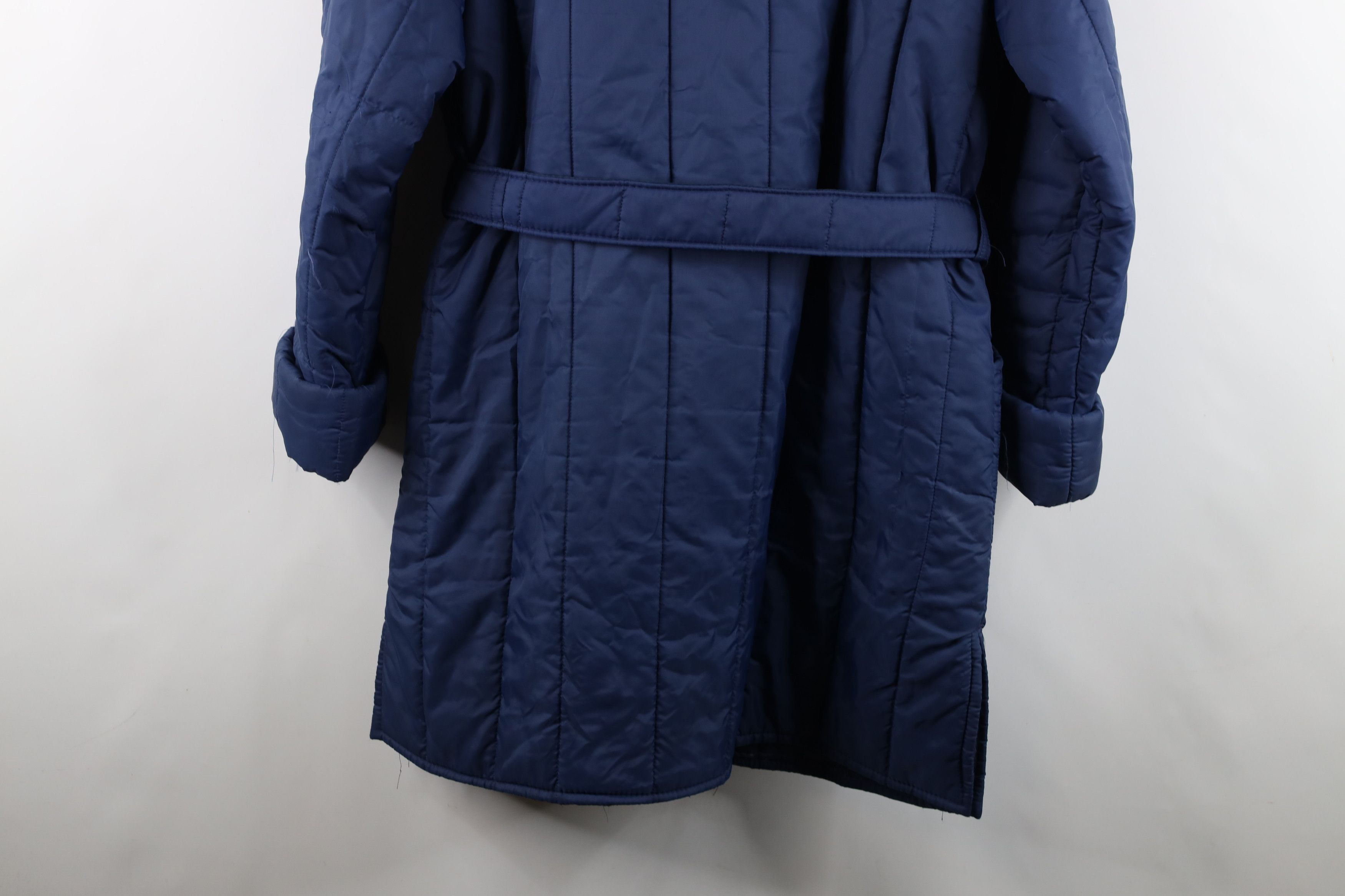 Vintage Vintage 70s Streetwear Belted Insulated Trench Coat Jacket Size XL / US 12-14 / IT 48-50 - 14 Thumbnail