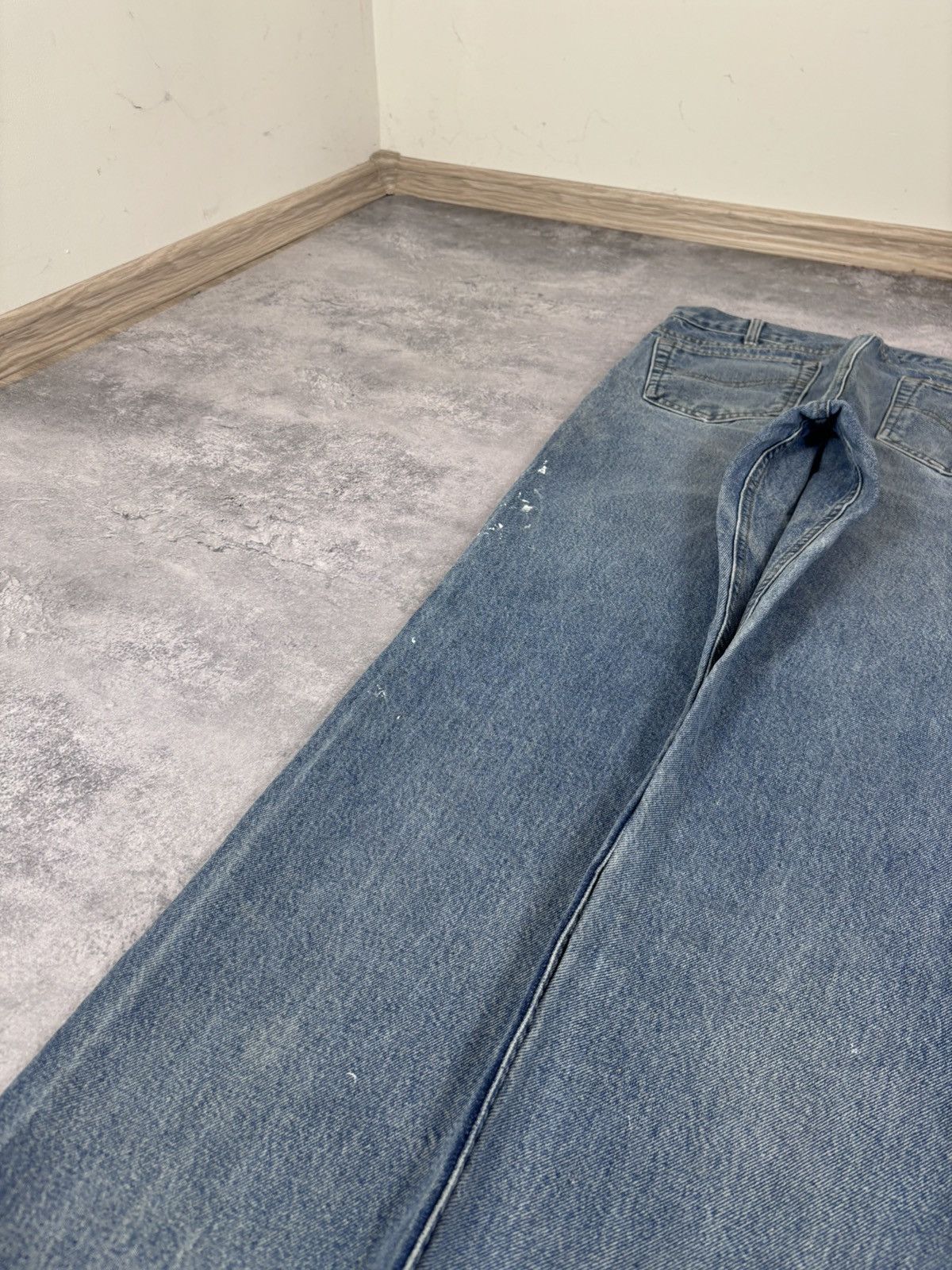Carhartt Carhartt Men’s Denim Jeans Faded Blue USA Workwear B18 DST Size US 34 / EU 50 - 4 Thumbnail