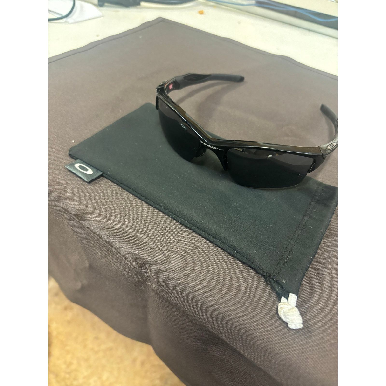 Oakley Oakley Half Jacket 2.0. Black Men’s Sunglasses! Size ONE SIZE - 10 Thumbnail