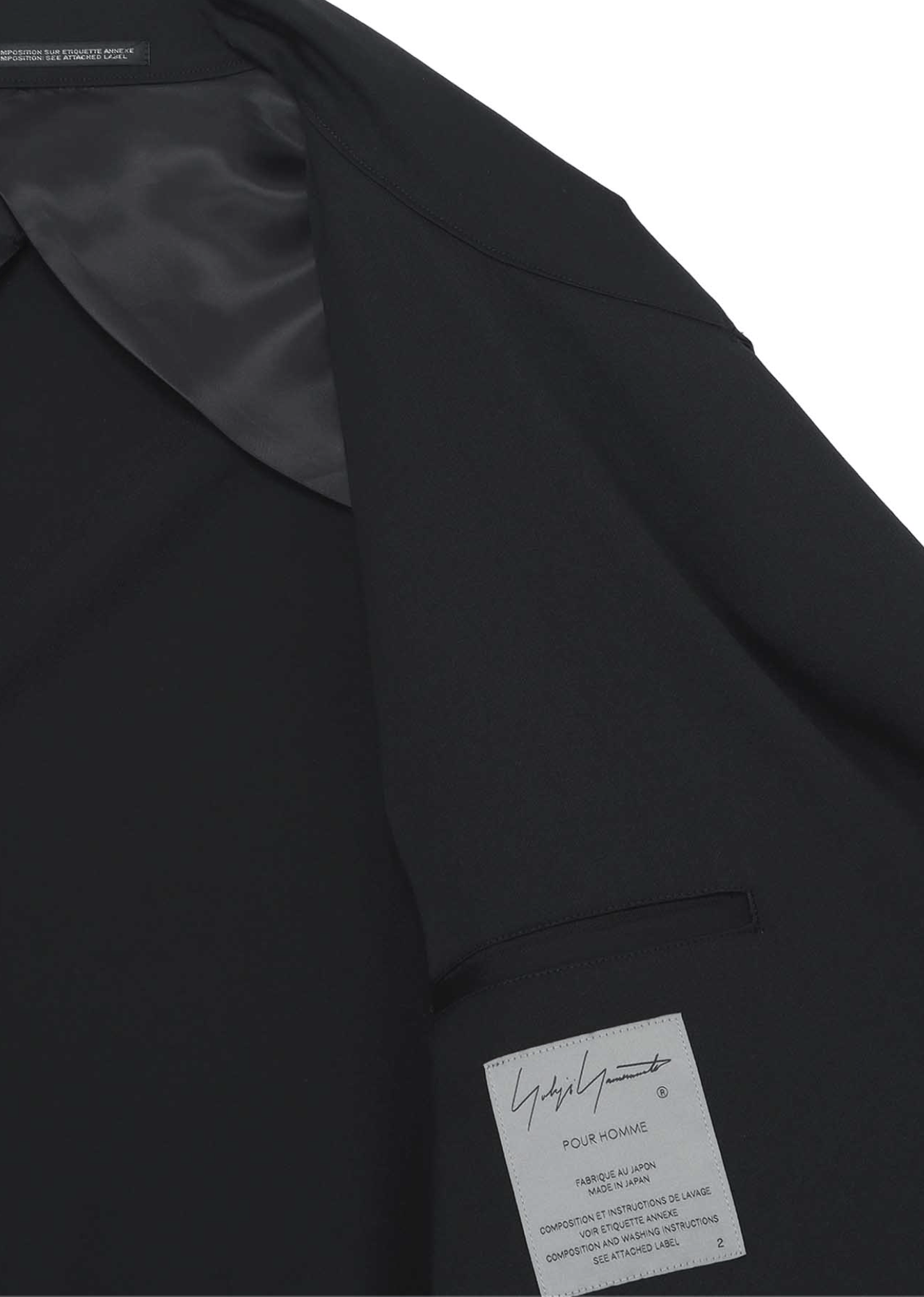 Yohji Yamamoto Yohji Yamamoto Pour Homme - WOOL GABARDINE SMOOTH COAT Size US M / EU 48-50 / 2 - 9 Thumbnail