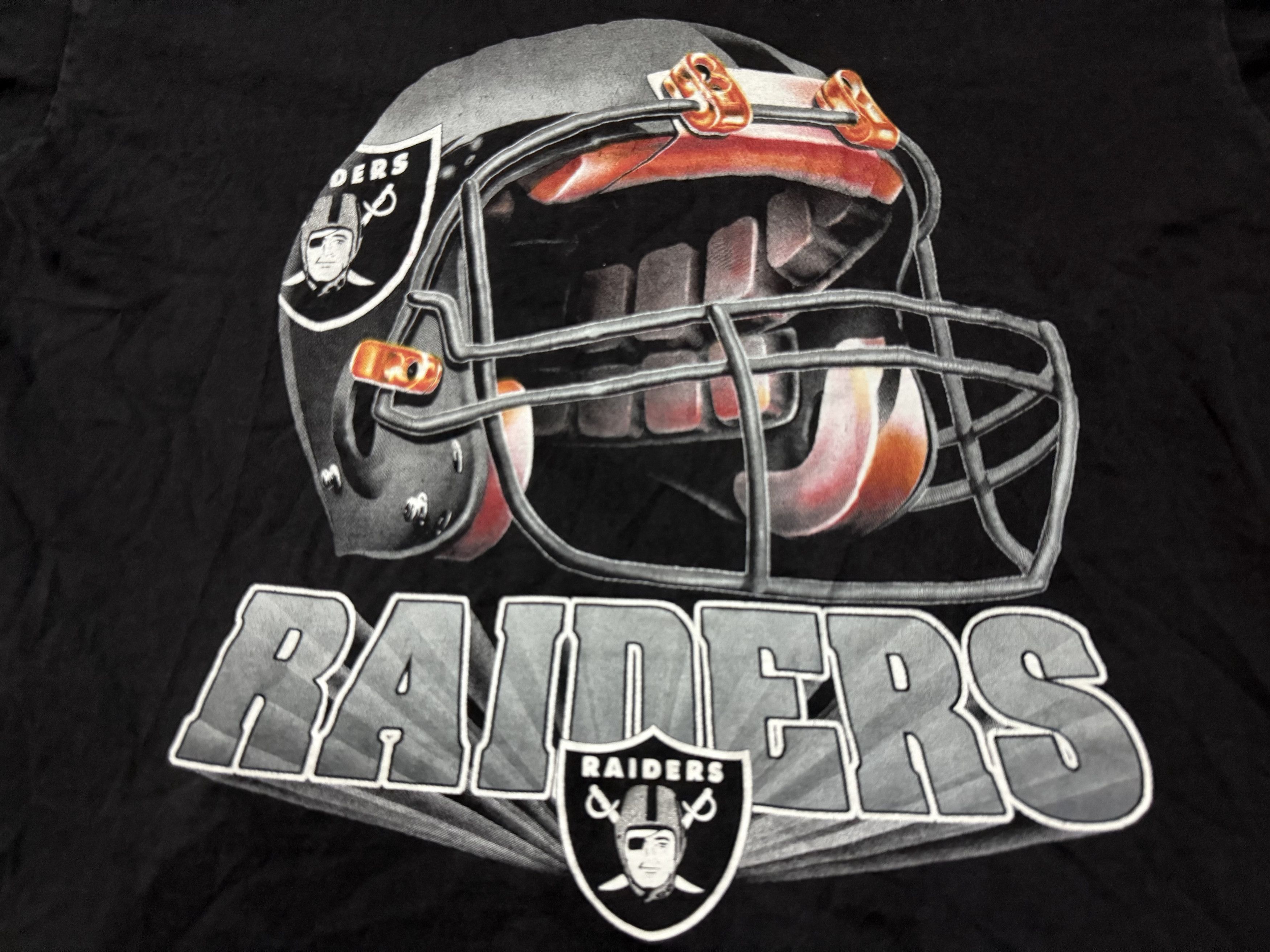 NFL Vintage Late 90s LA Raiders Size US XL / EU 56 / 4 - 2 Thumbnail