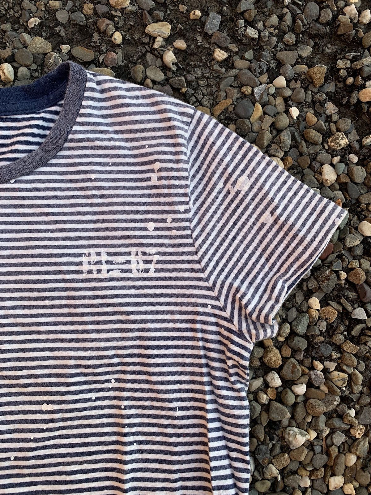 Polo Ralph Lauren Polo Ralph Lauren RL-67 Striped Paint Splatter T-Shirt Size S / US 4 / IT 40 - 3 Thumbnail