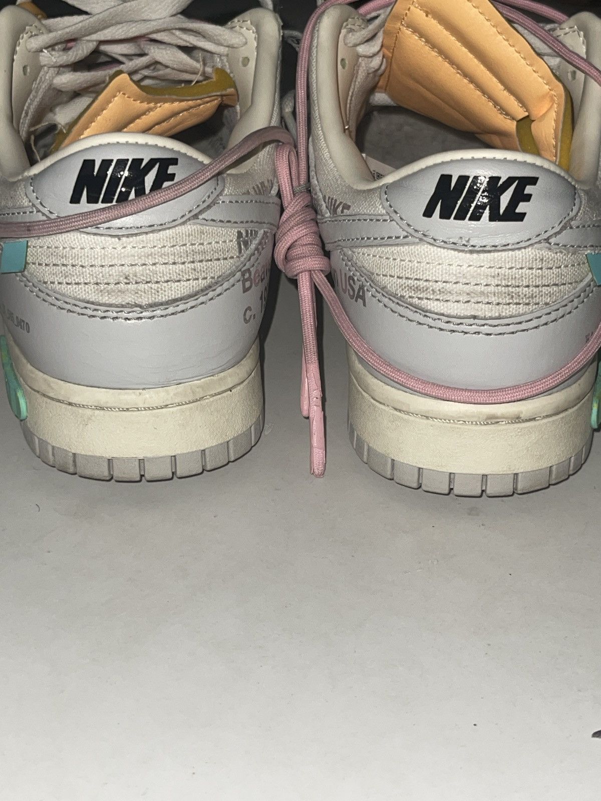 Nike × Off-White Nike x Off-white Dunk low lot 9 Size/9 Size US 9 / EU 42 - 7 Thumbnail