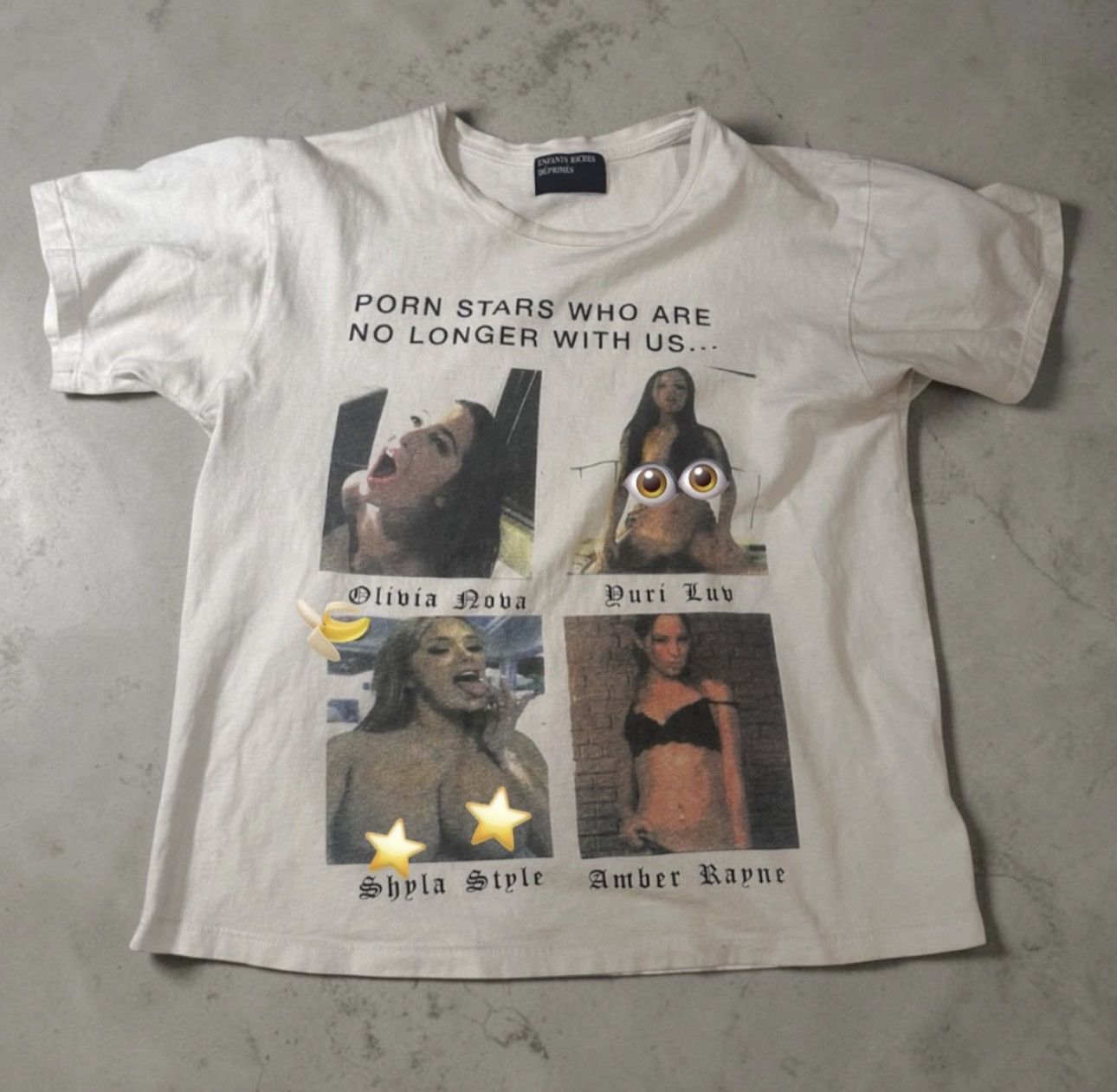 Enfants Riches Deprimes Enfants Riches Deprimes Dead Pornstars Tee Size US S / EU 44-46 / 1 - 2 Thumbnail