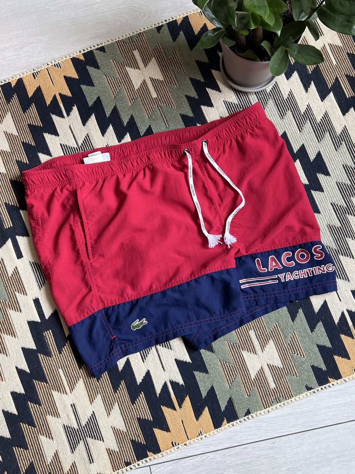 Lacoste Vintage Lacoste Chemise Yachting Swim Shorts Size US 36 / EU 52 - 7 Thumbnail