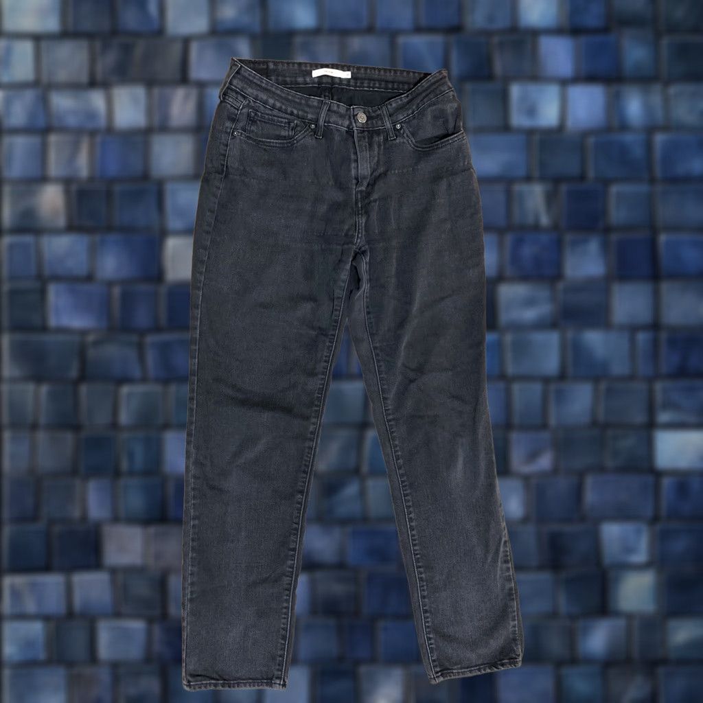 Levi's Levi's 712 Slim Jeans Womens Size 30 Black Denim Straight Leg 29in Inseam Size 30" / US 8 / IT 44 - 1 Thumbnail