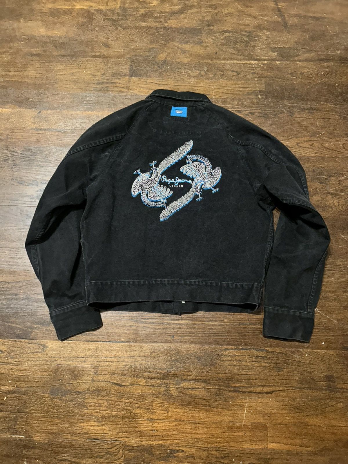 Pepe Jeans Pepe Jeans Embroidered Jean Jacket Small Size US S / EU 44-46 / 1 - 1 Thumbnail