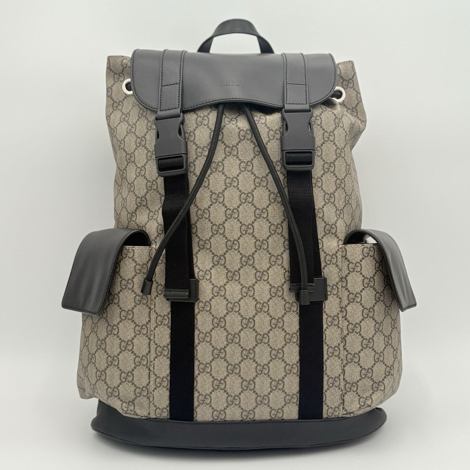 Gucci Gucci Soft Monogram GG Supreme Backpack ' Black Brown 'GREAT Size ONE SIZE - 1 Thumbnail