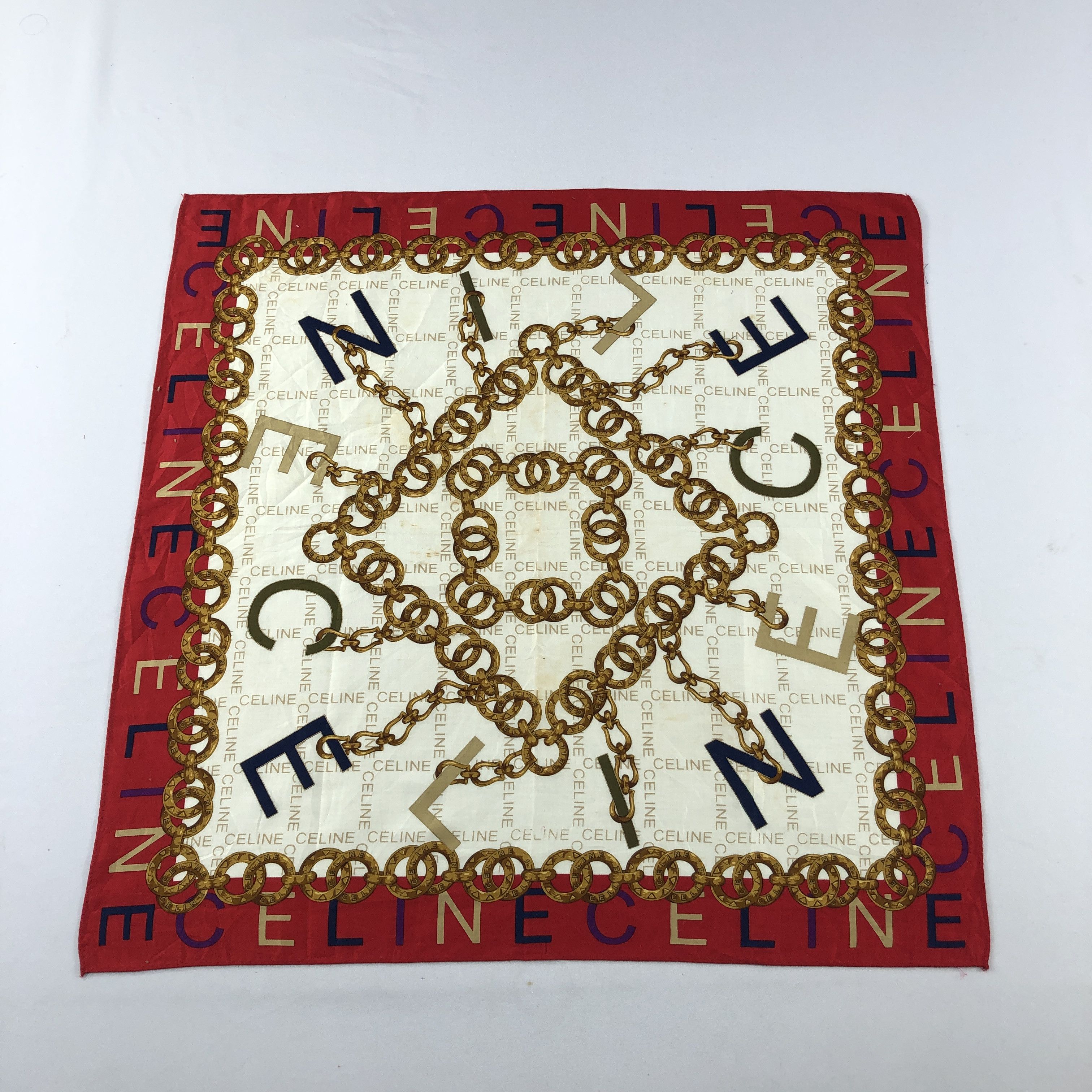 Celine Celine Handkerchief Neckerchief Bandana H3029 Size ONE SIZE - 1 Thumbnail
