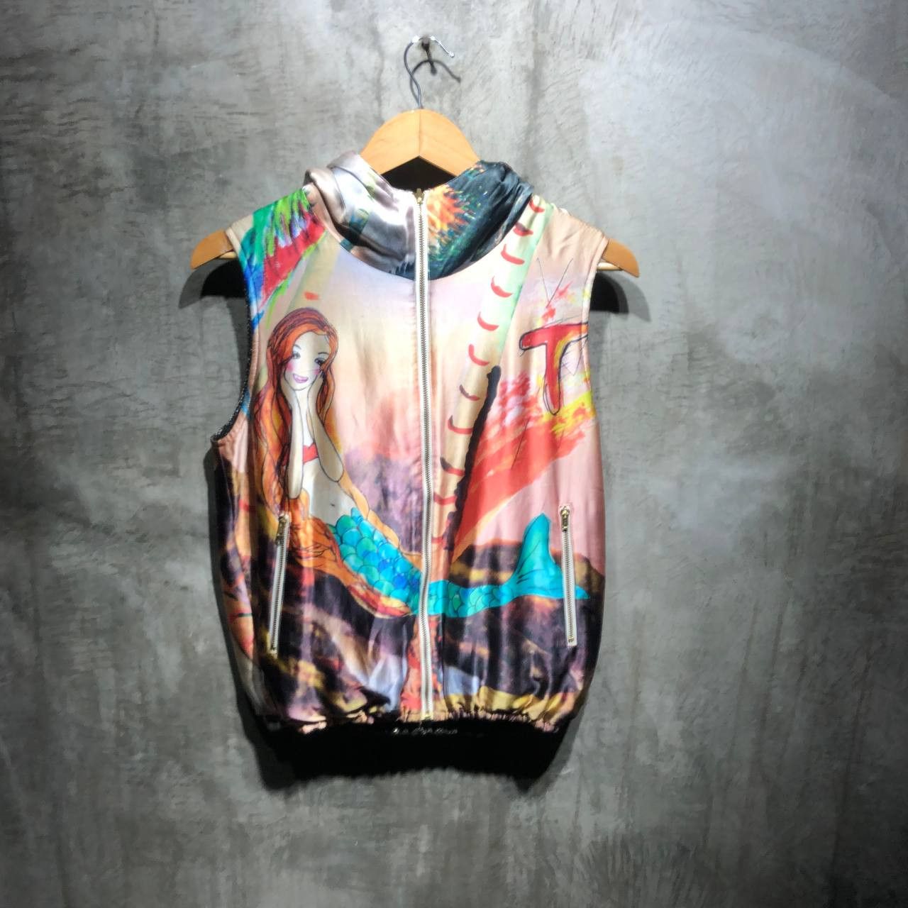 Tsumori Chisato Tsumori Chisato Mermaid reversible hooded vest Size US S / EU 44-46 / 1 - 3 Thumbnail