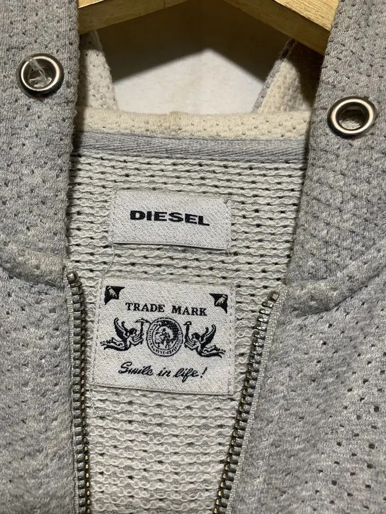 Diesel Y2k Diesel distressed mesh hoodie Size US M / EU 48-50 / 2 - 8 Thumbnail