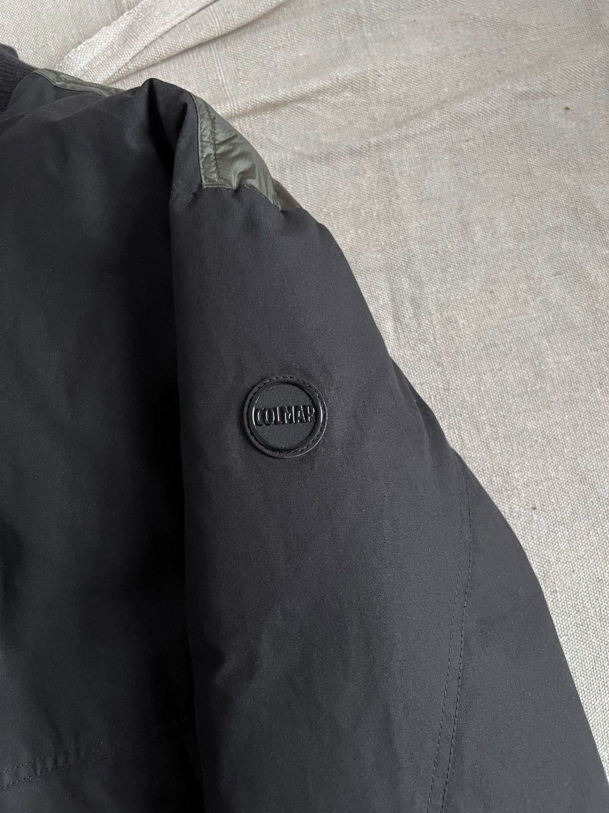 White Mountaineering Yosuke Aizawa Colmar Wax Cotton Down Padded Bomber Size US L / EU 52-54 / 3 - 5 Thumbnail