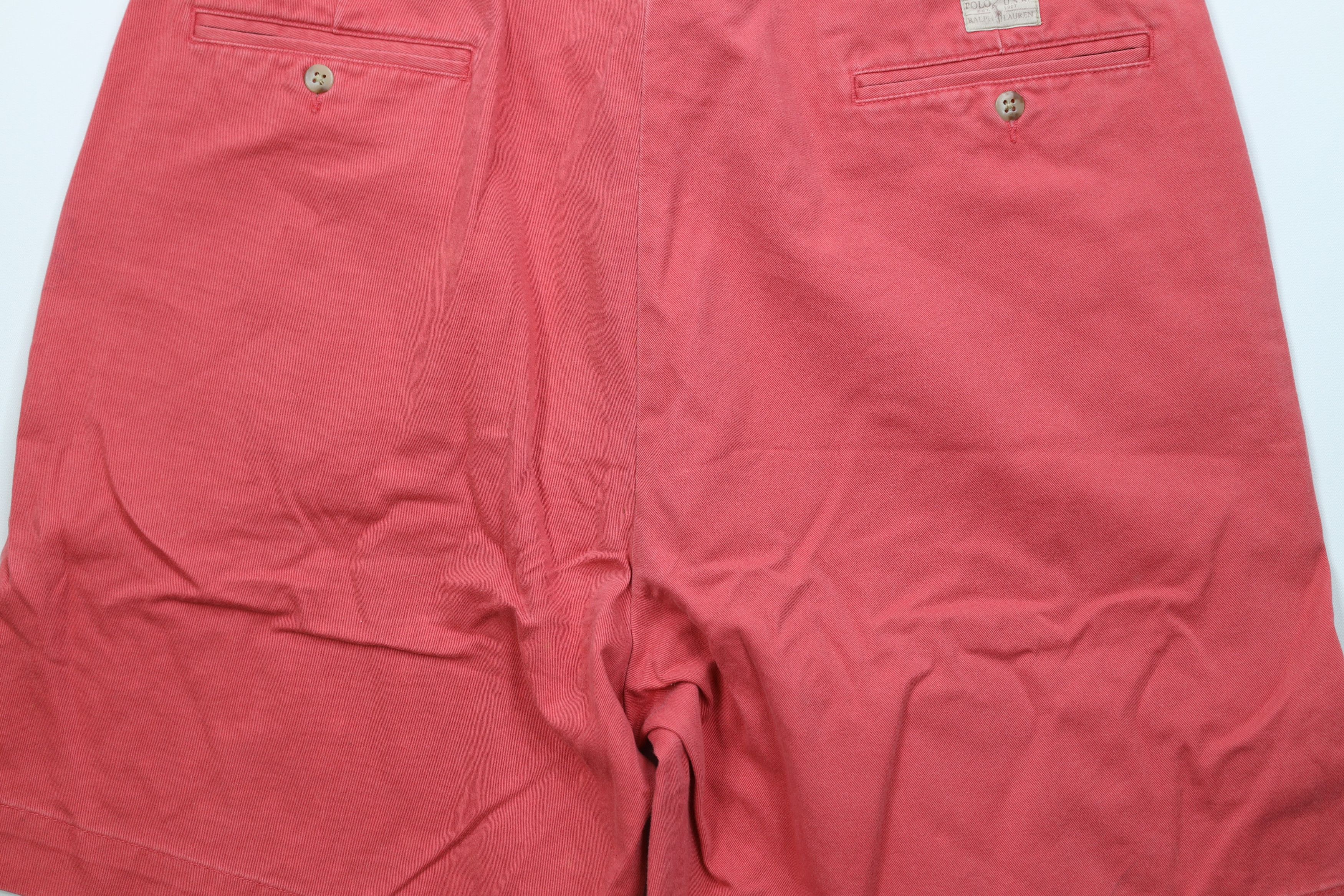 Ralph Lauren Vintage 90s Ralph Lauren Above Knee Cotton Chino Shorts Size US 36 / EU 52 - 13 Thumbnail