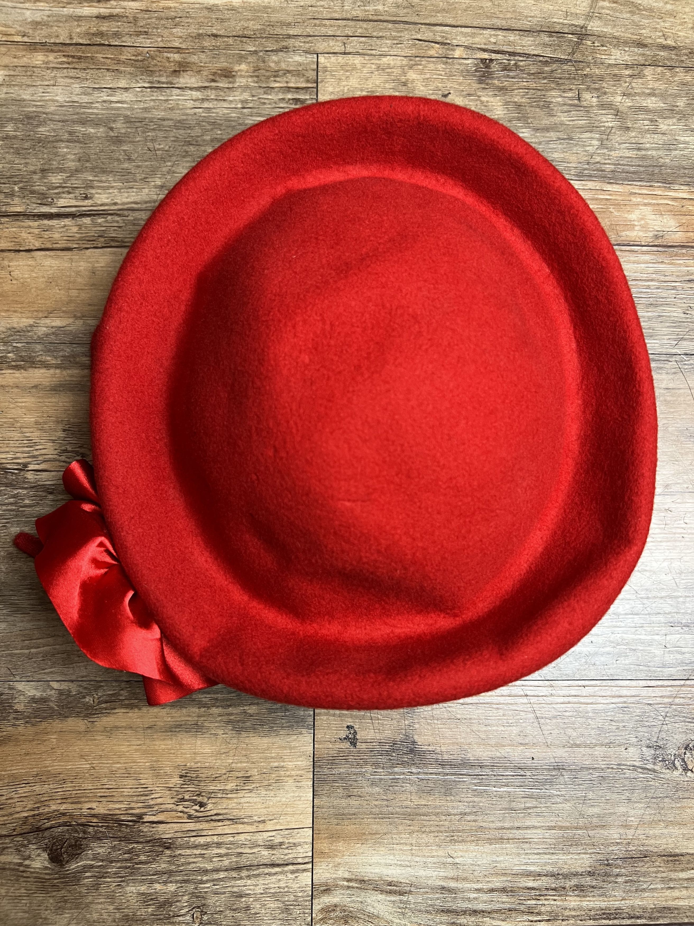 Vintage Vintage 1940's-1950's Betmar Wool French Beret Pill Box Hat Size ONE SIZE - 7 Thumbnail