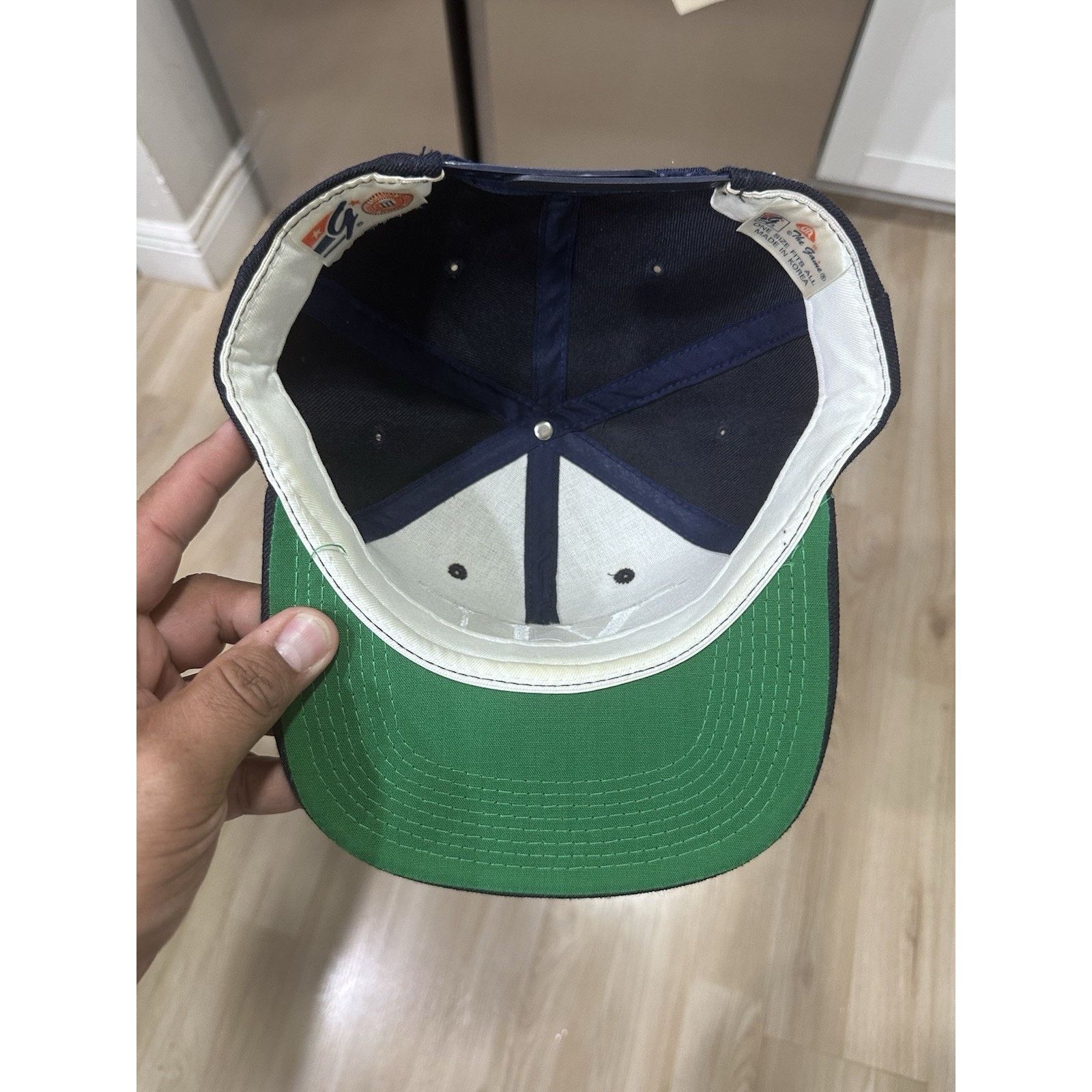 The Game Vtg Villanova Wildcats SnapBack Hat Split Bar The Game Wool Size ONE SIZE - 5 Thumbnail