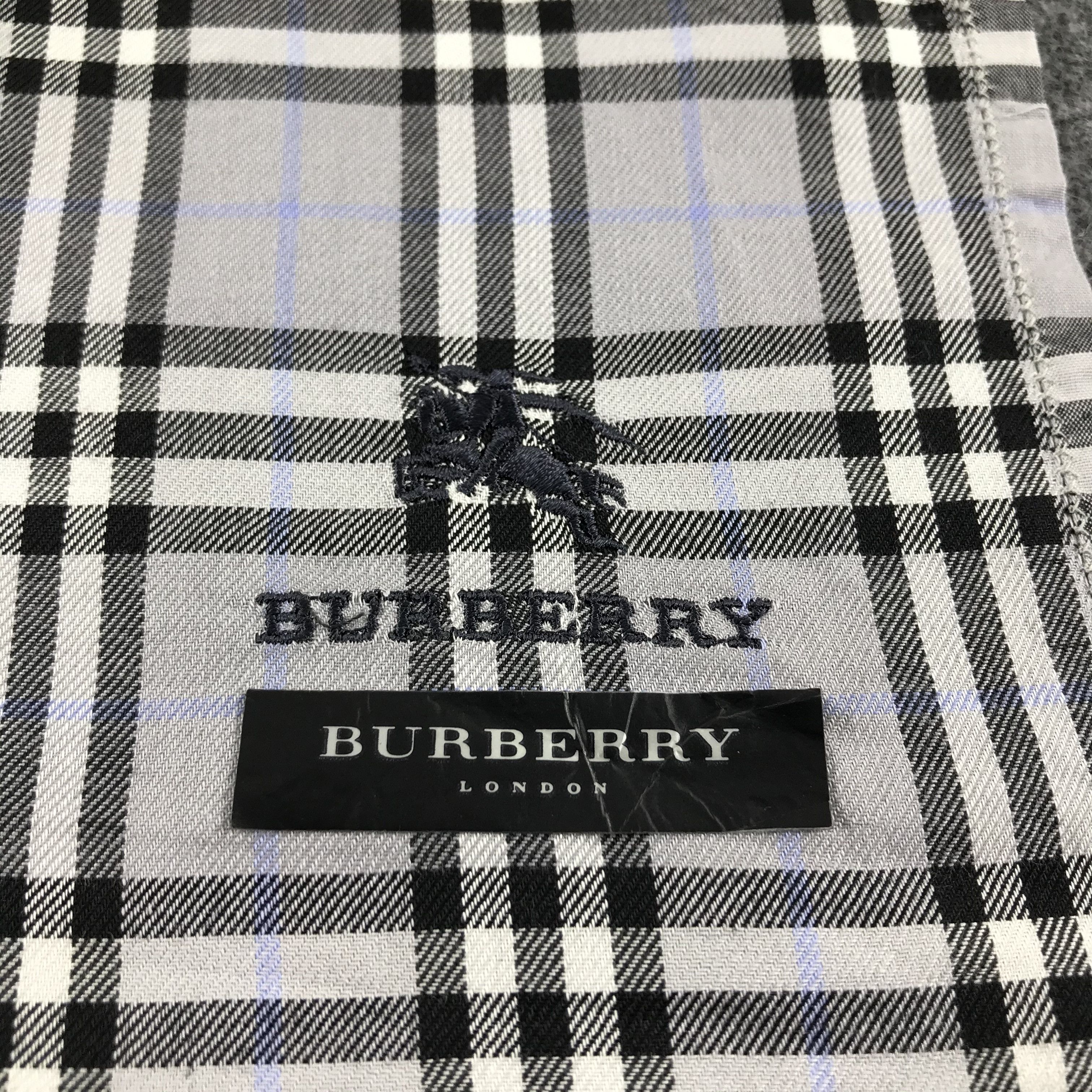 Burberry × Vintage Burberry Nova Check Handkerchief Bandana Neckerchief H209 Size ONE SIZE - 4 Thumbnail