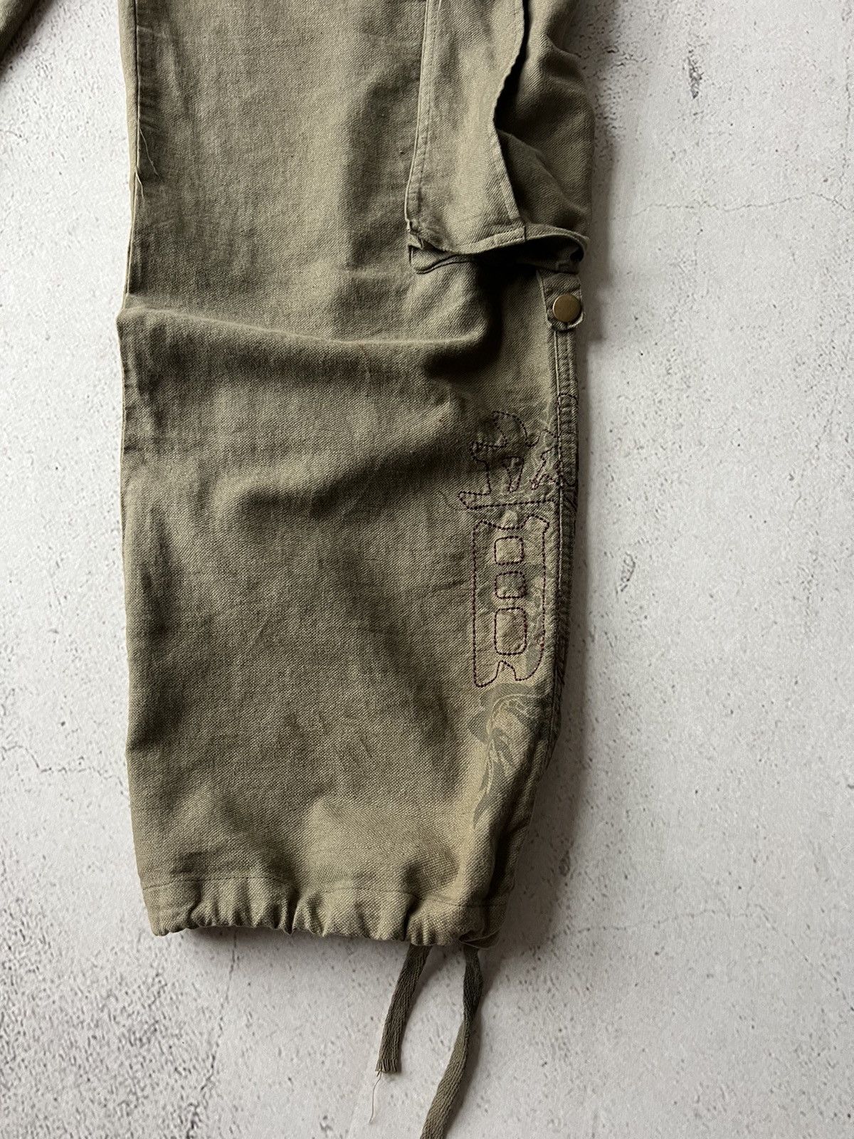 Designer Cargo Parachute Vintage Avant Garde Style Pants Size US 33 - 5 Thumbnail