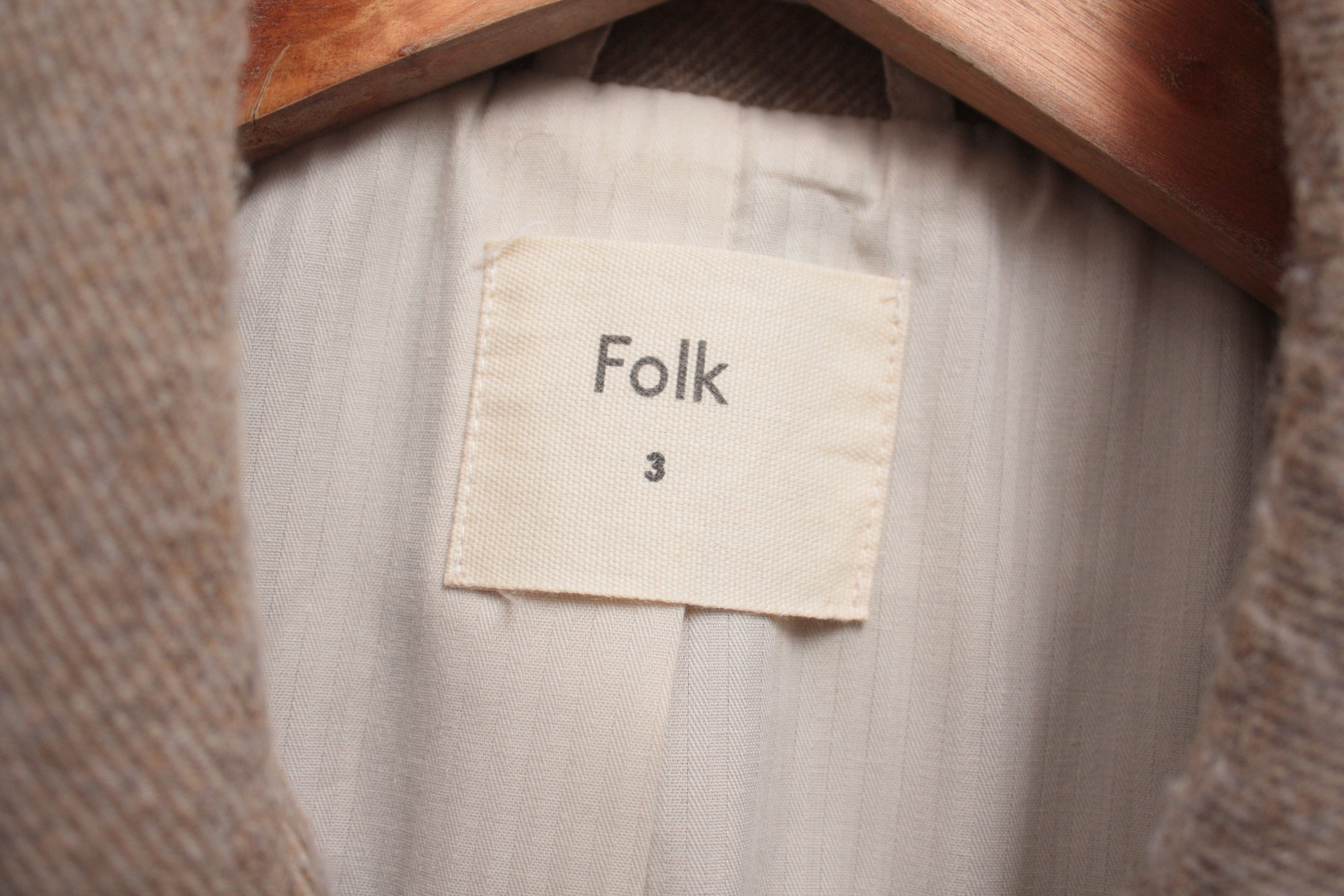Folk Folk Beige Beige Coat Men's 3 Size US L / EU 52-54 / 3 - 4 Thumbnail