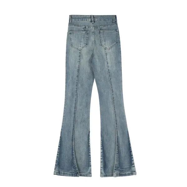 Vintage Kinuka x Kumi retro punk fade flared yuppie jeans Size US 31 - 2 Thumbnail