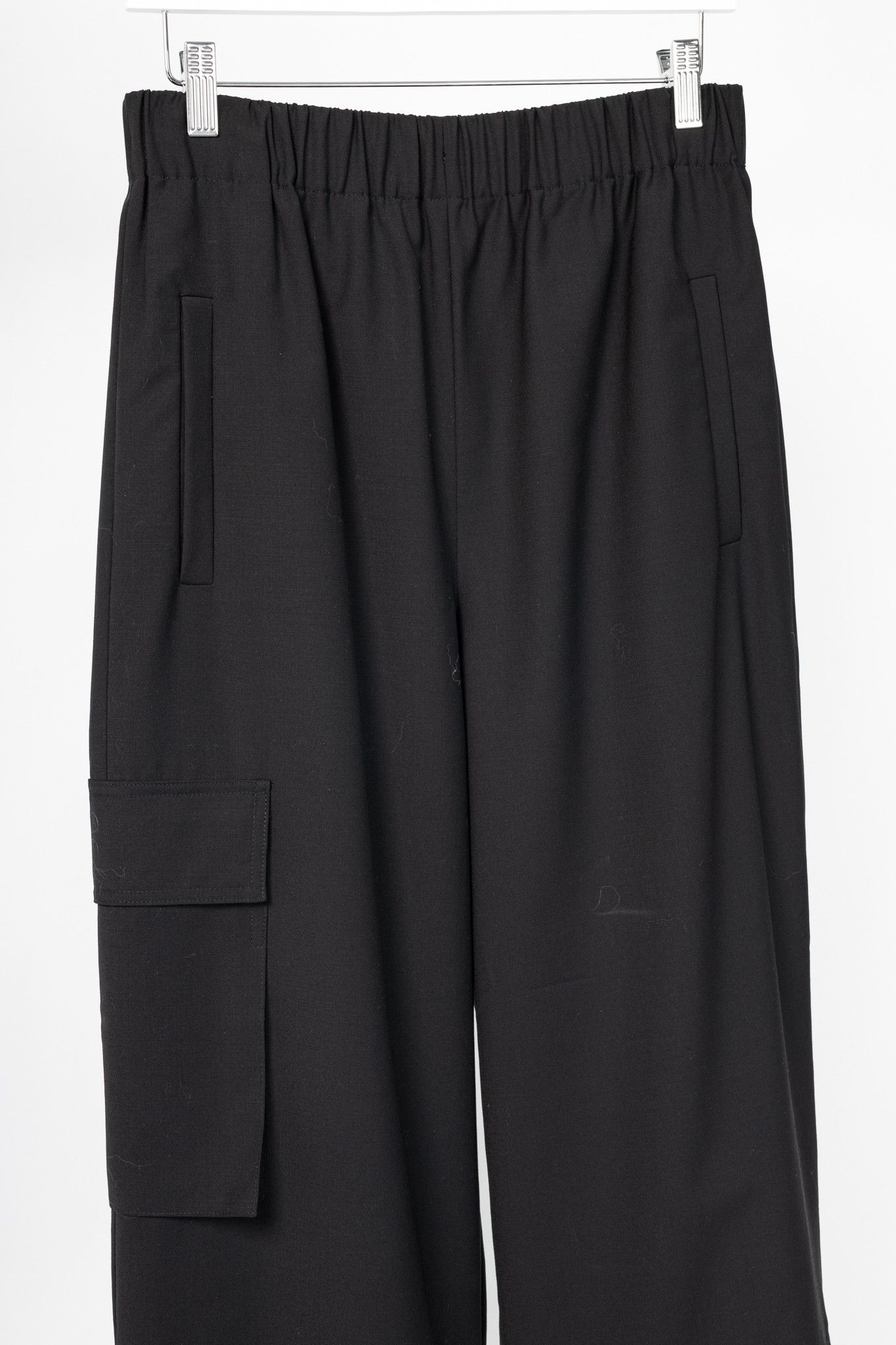 Tibi Tibi Wilt Black Tropical Wool Pull-On Jogger Size 28" / US 6 / IT 42 - 3 Thumbnail
