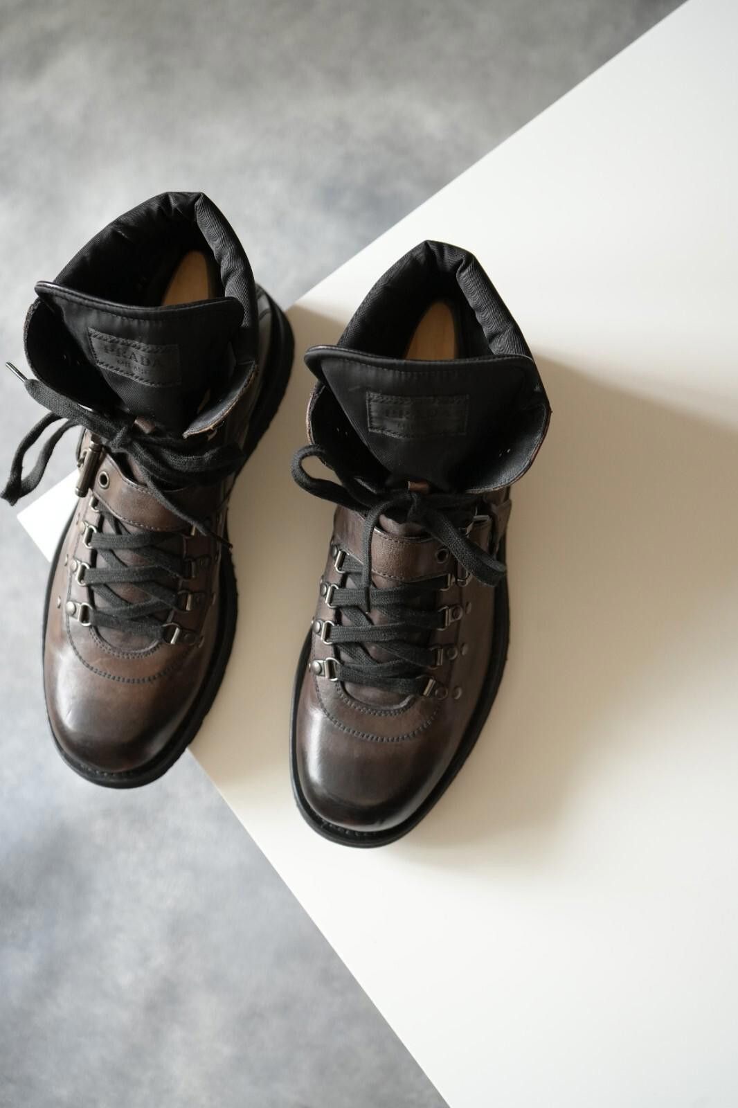 Prada NEW FW2011 Prada Hiking Buckle Trimmed Men Boots US9.5 Size US 9.5 / EU 42-43 - 6 Thumbnail