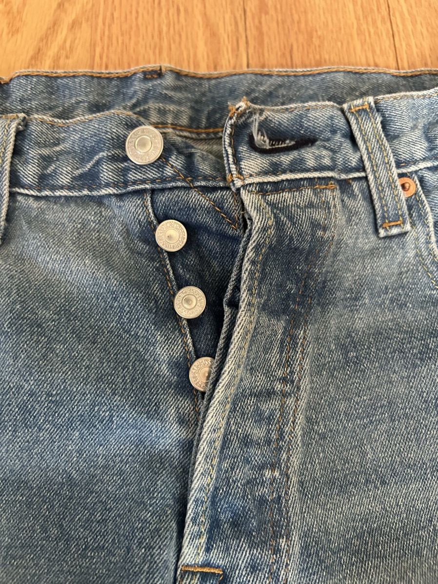 Levi's Levis 501 93’ Light Wash Denim Jeans 32x32 Size US 32 / EU 48 - 4 Thumbnail