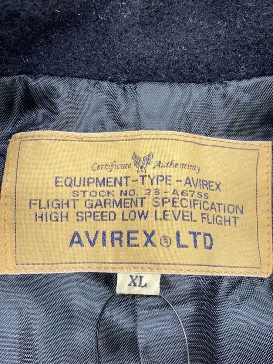 Avirex Avirex Plain Wool Peacoat Black Size US XL / EU 56 / 4 - 3 Thumbnail