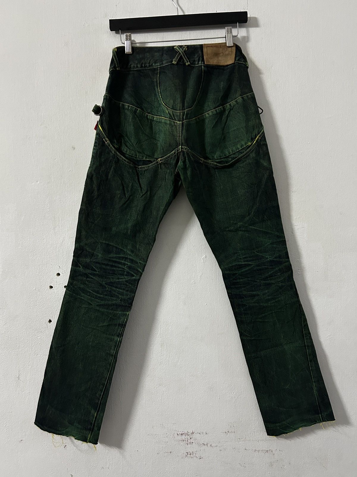 Beauty Beast Beauty Beast japan emerald denim distressed jeans Size US 29 - 10 Thumbnail