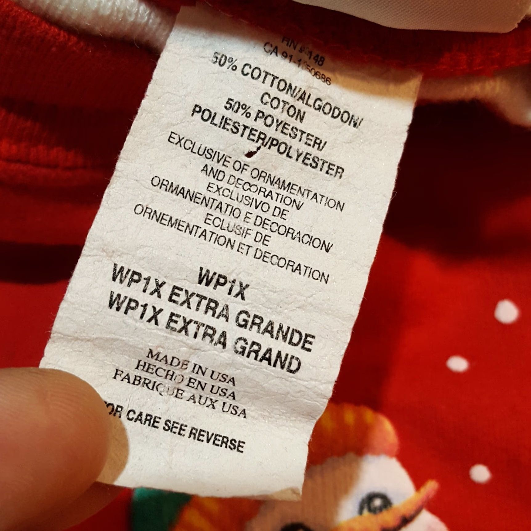 Vintage VINTAGE Snowman Winter Snow Women's XL Crewneck Sweatshirt Frosty Pullover 90s Red Morning Sun Sweatshirt Size XL / US 12-14 / IT 48-50 - 7 Thumbnail