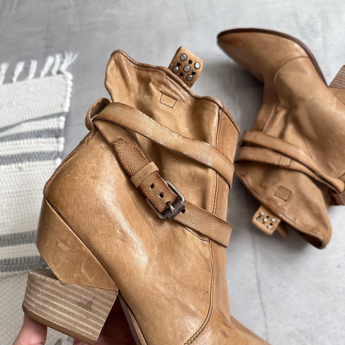 Dirk Bikkembergs AS 98 Airstep Vintage Ankle Straps Boots Rick Owens Vibe Size US 10 / IT 40 - 7 Thumbnail