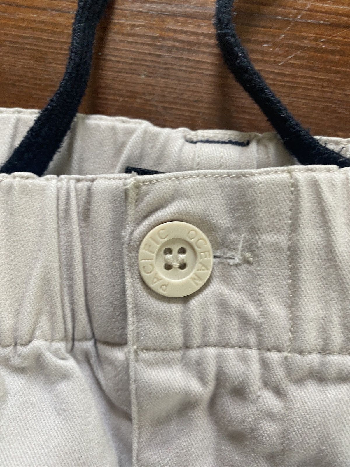 Ocean Pacific × Vintage Vintage 90’s Ocean Pacific Khaki Wide Leg Cargo Shorts Size US 36 / EU 52 - 11 Thumbnail