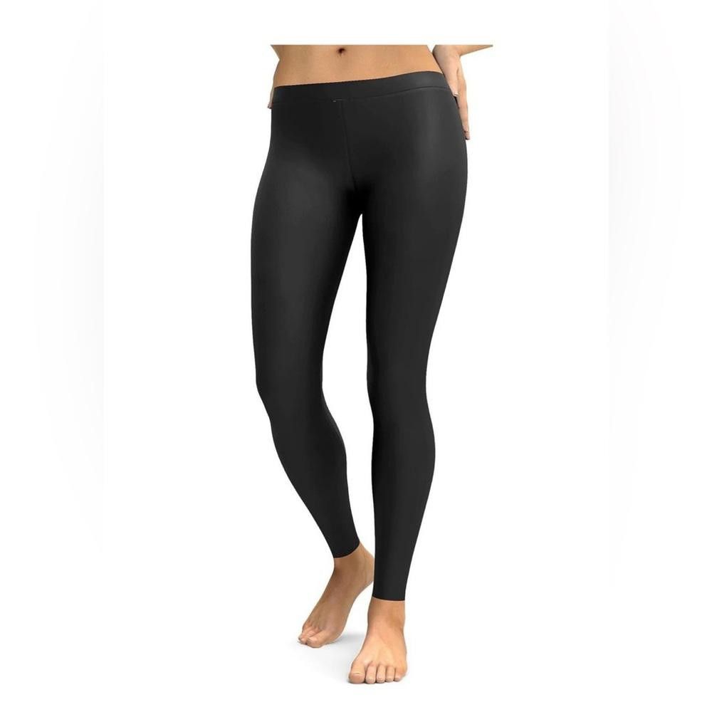 Designer GearBunch Solid Charcoal Grey Leggings Xs Size 26" / US 2 / IT 38 - 1 Thumbnail