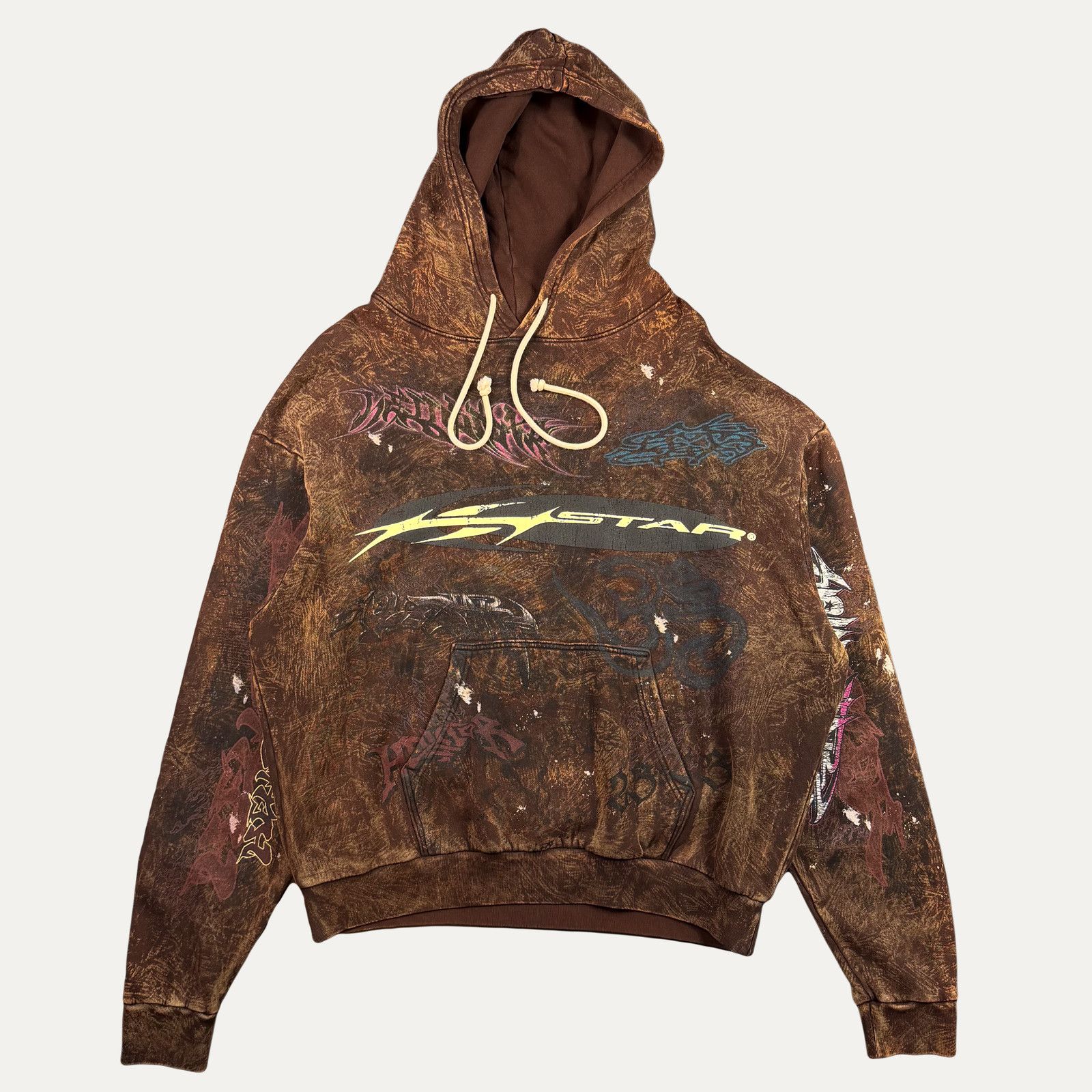 HELLSTAR Hellstar Testament Graffiti Hoodie Size US L / EU 52-54 / 3 - 1 Thumbnail