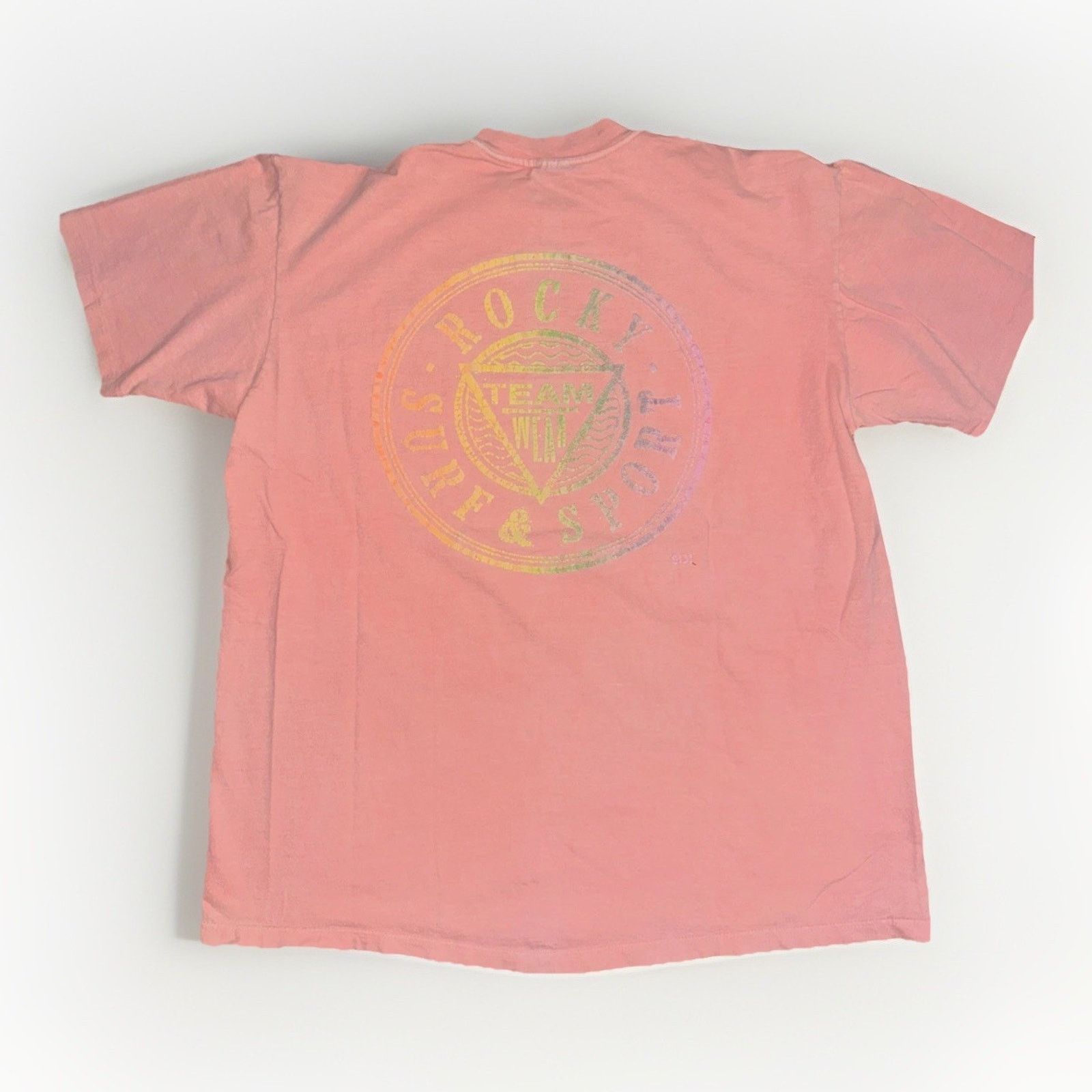 Vintage 90s Rocky & Sport Surf Single Stitch T-Shirt XL Stedman Size US XL / EU 56 / 4 - 1 Thumbnail