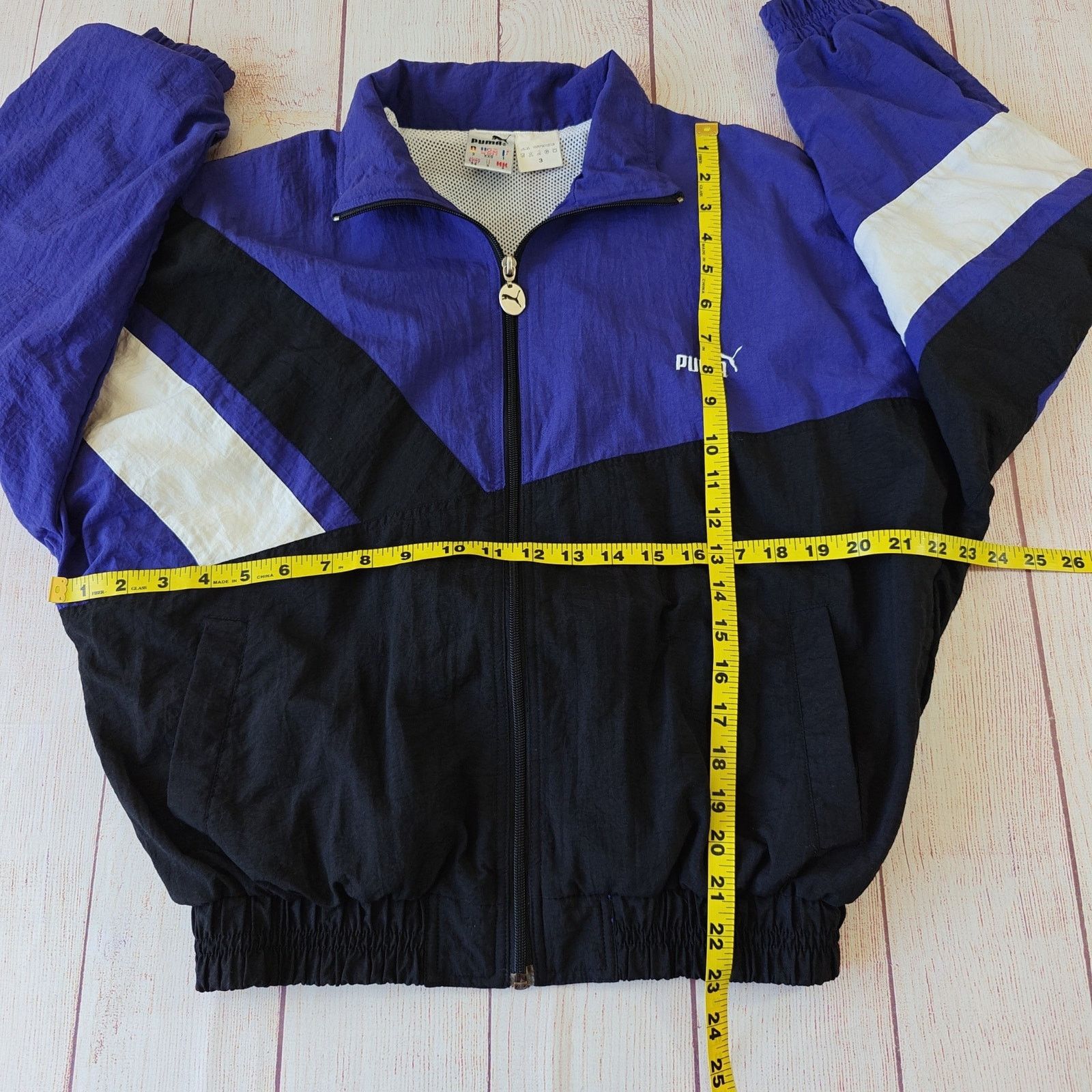 Vintage Vintage Puma 90s oversized track jacket/windbreaker sz XXS Size XXS / US 00 / IT 34 - 9 Thumbnail
