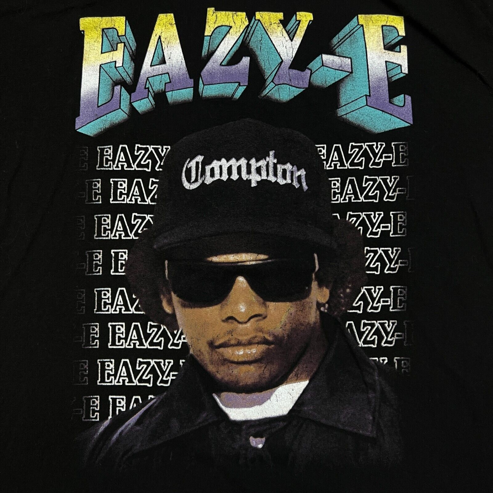 Rap Tees × Vintage Eazy E T Shirt Ruthless Classic Graphic Short Sleeve Rap Tee Size US XL / EU 56 / 4 - 2 Thumbnail