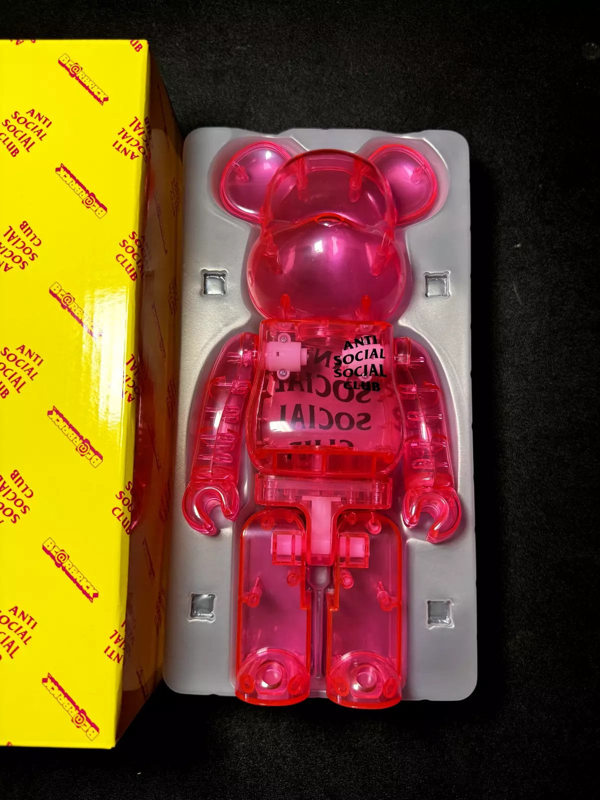 Anti Social Social Club × Medicom Toy BearBrick Anti Social
